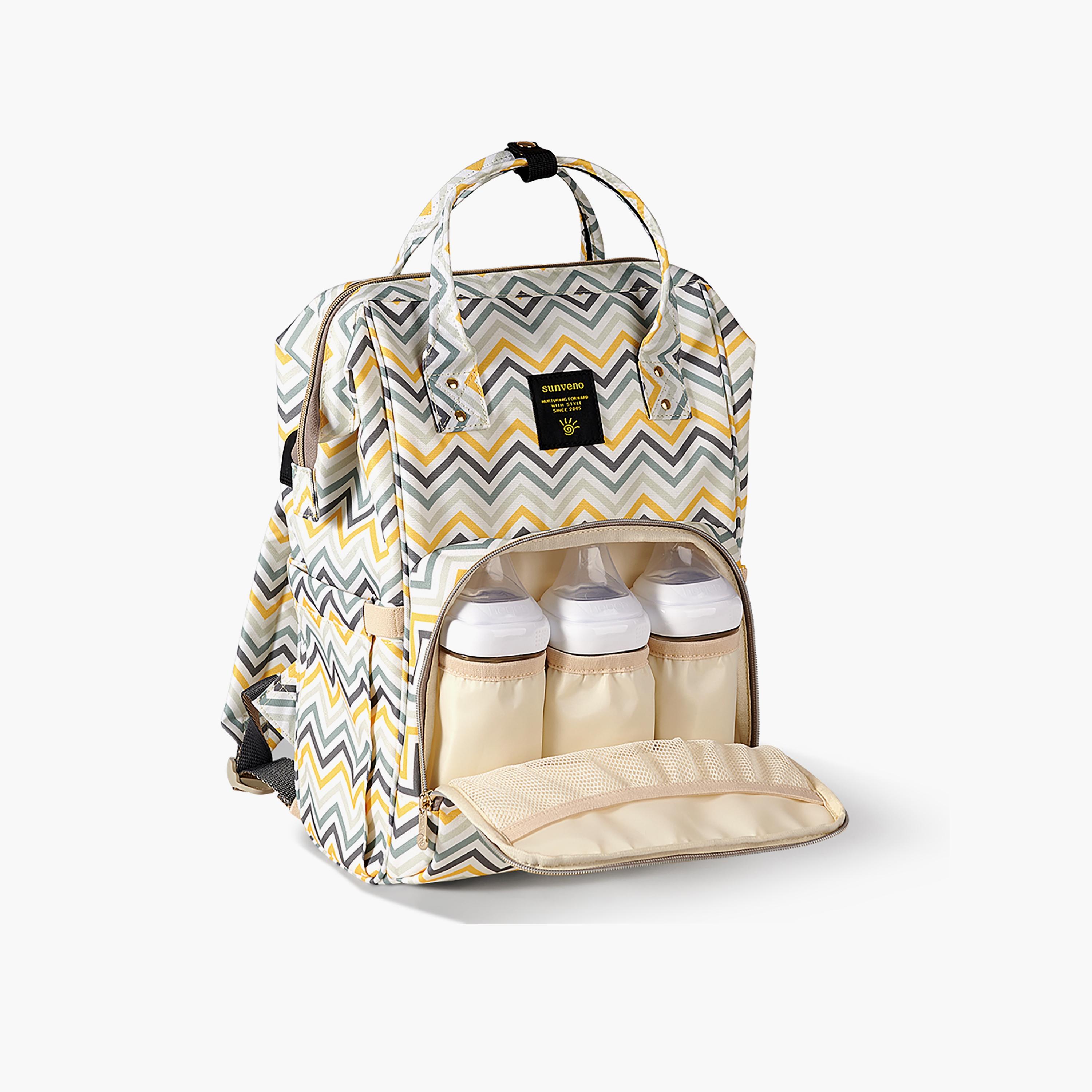 Sunveno Diaper Bag, Yellow Wave-baby-diapering-diaperbags-image-2