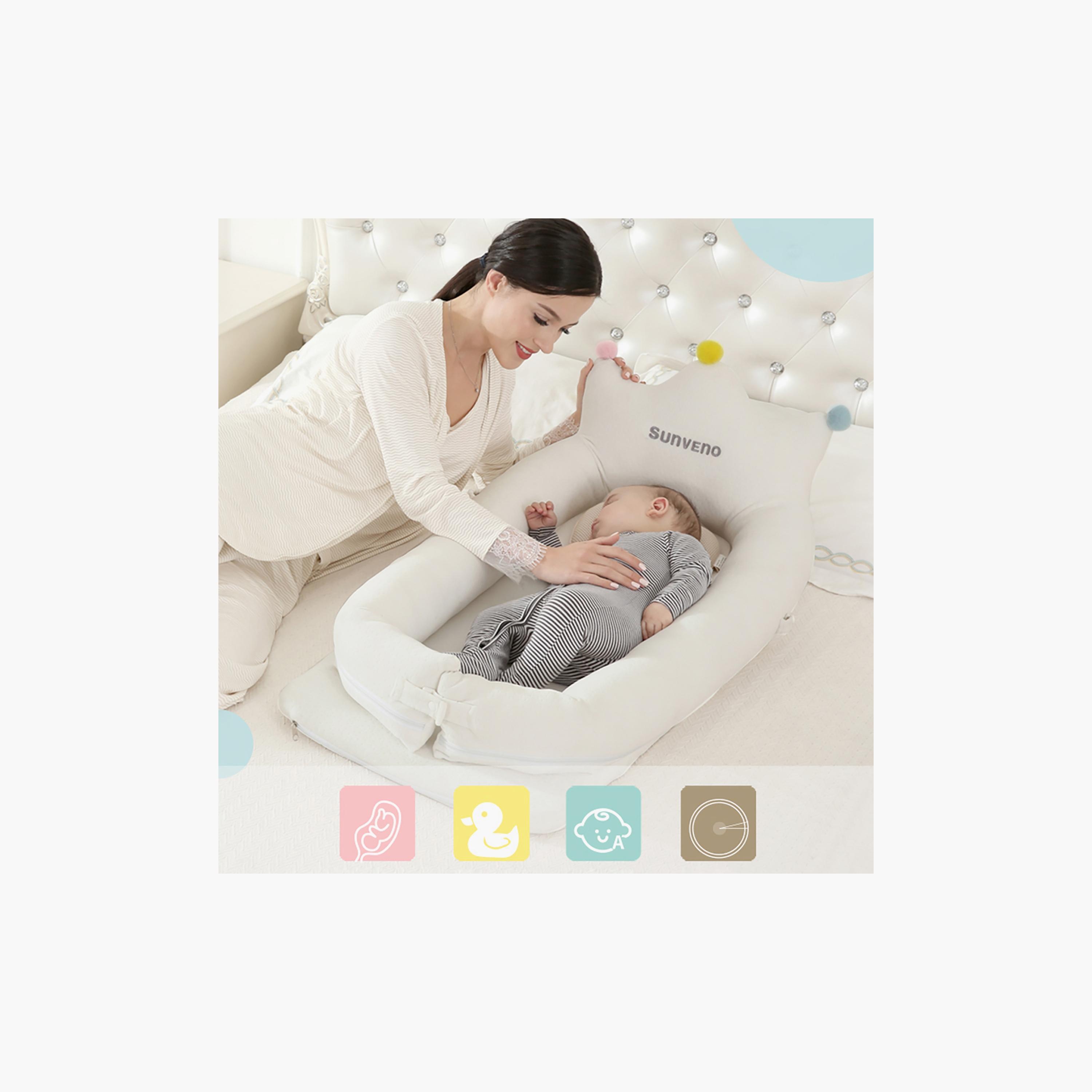 Sunveno  All Season Royal Baby Nest, White-baby-nursery-babybedding-image-5