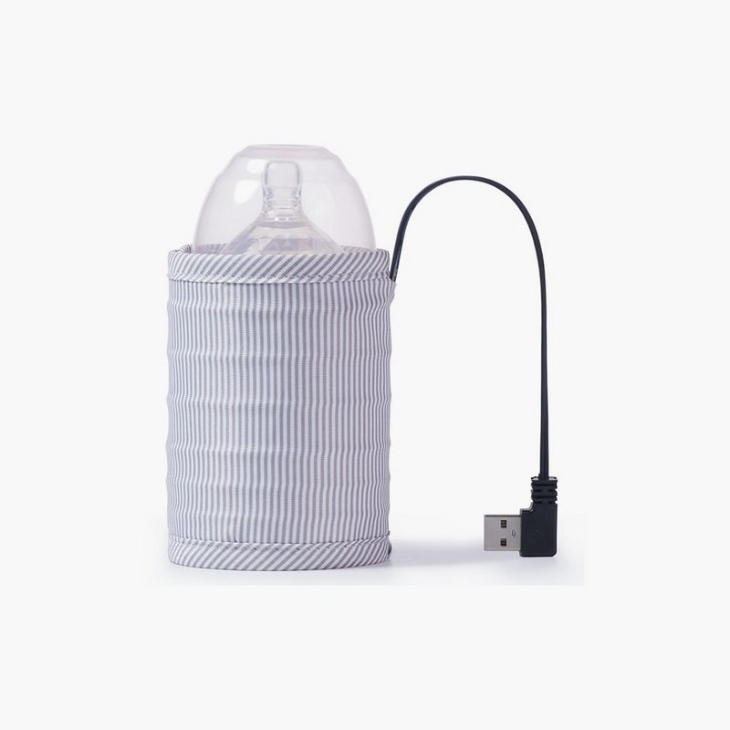 Sunveno Travel Milk Bottle Warmer with USB, Grey