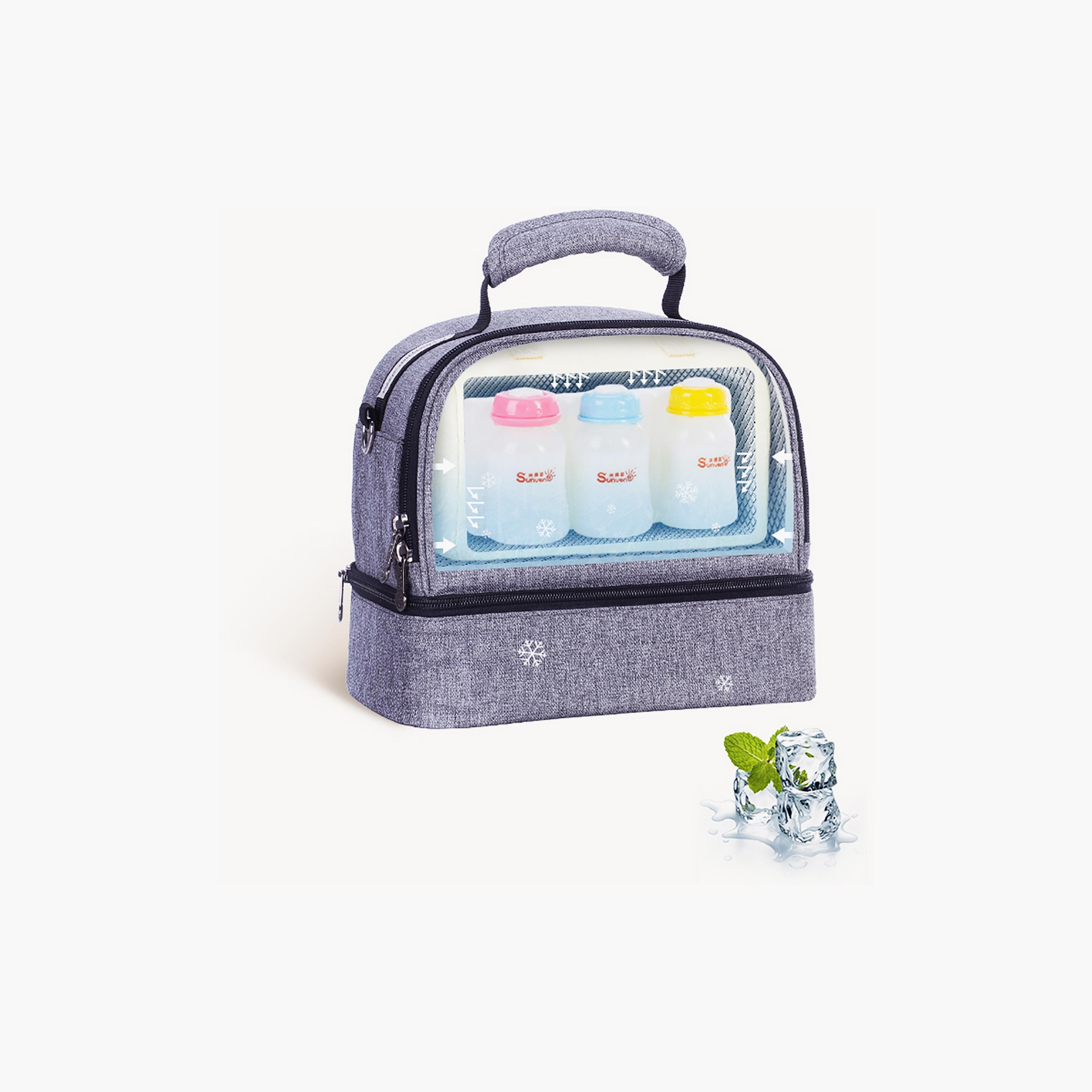 Sunveno Insulated Bottle Lunch Bag, Grey-school-lunchessentials-lunchbags-image-3
