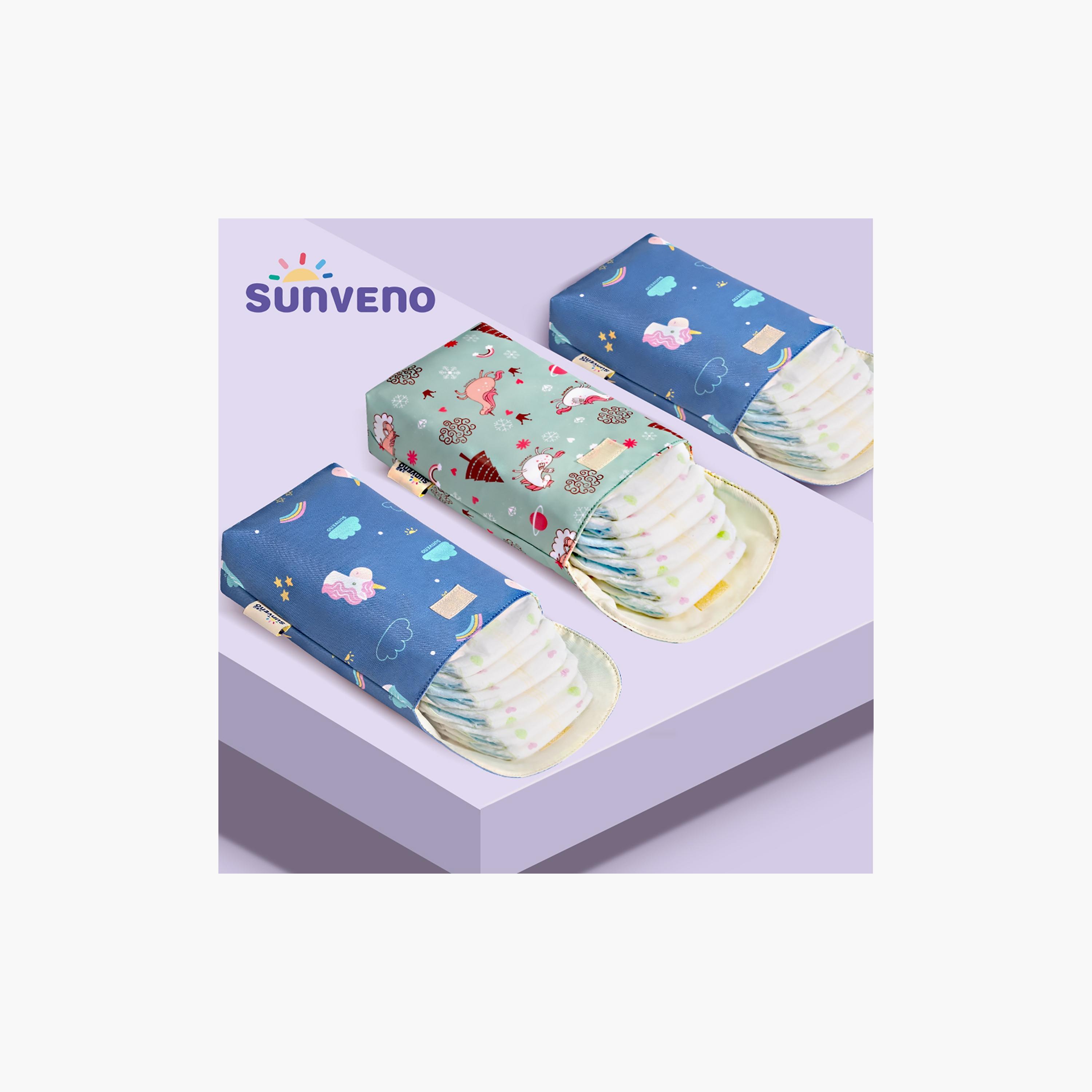 Sunveno Diaper Organizer Wet Dry Bag, Unicorn-baby-gear-diaperbags-image-2