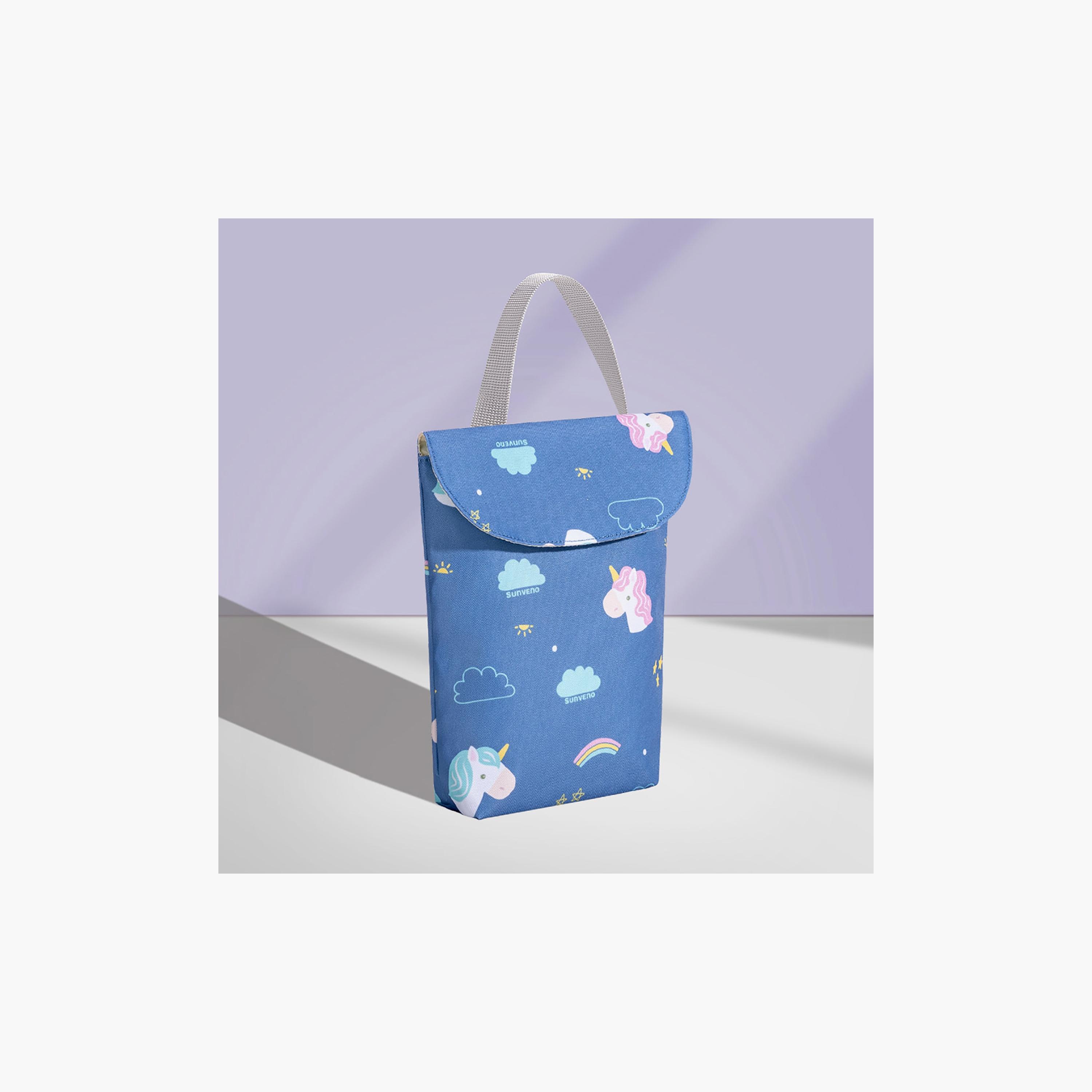 Sunveno Diaper Organizer Wet Dry Bag, Unicorn-baby-gear-diaperbags-image-3