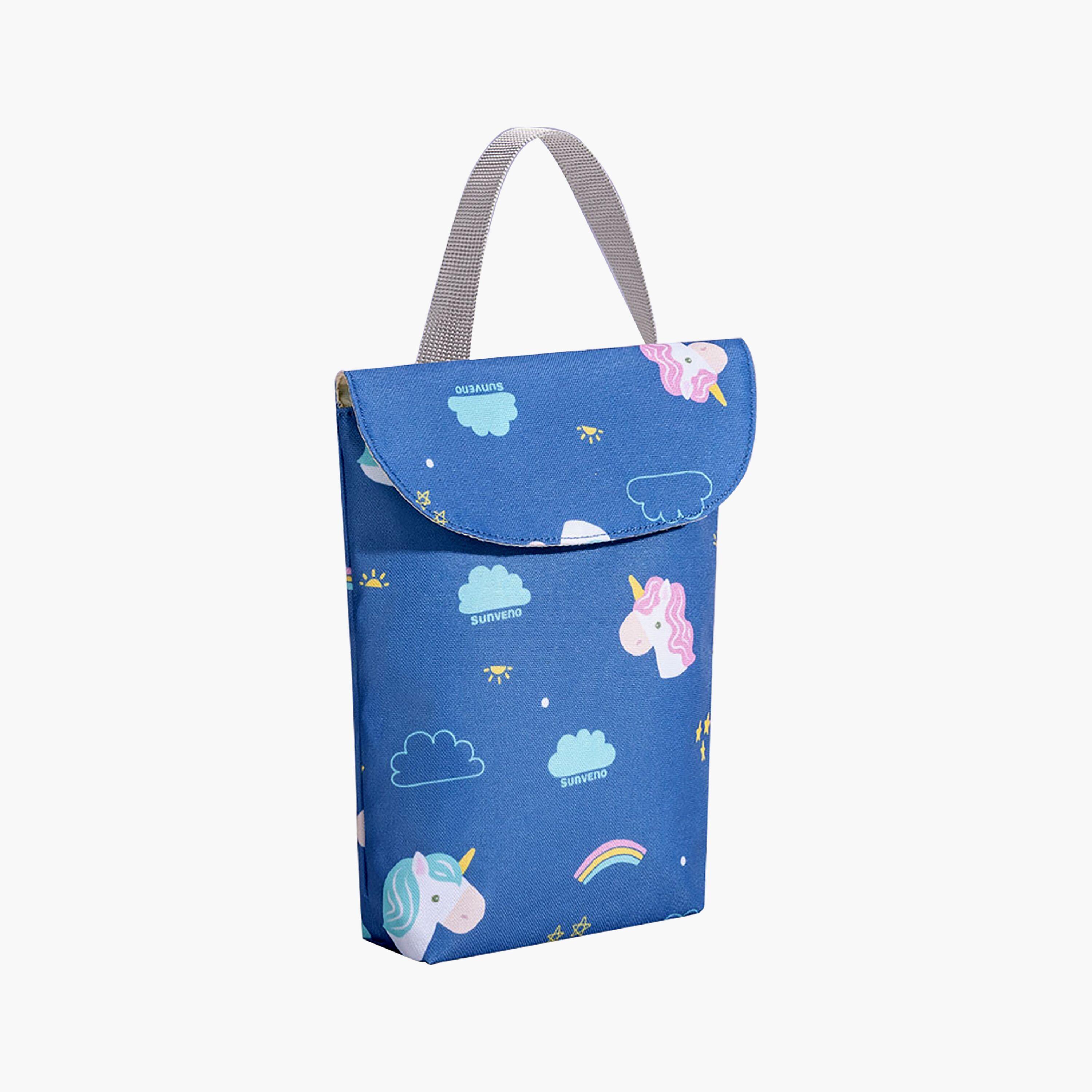 Sunveno Diaper Organizer Wet Dry Bag, Unicorn-baby-gear-diaperbags-image-1