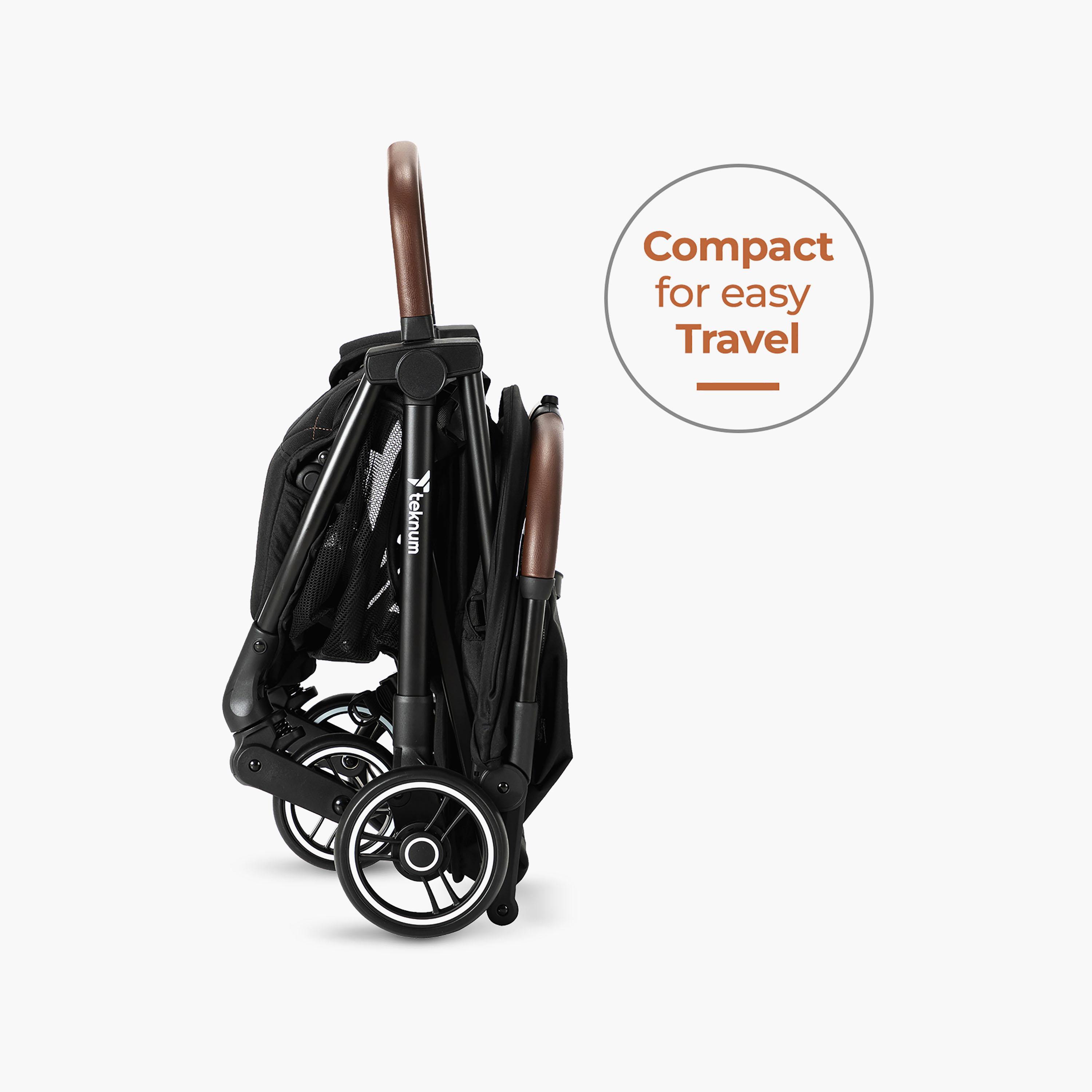 Teknum Travel EXPLORER 2 AutoFold Stroller, Black-baby-gear-strollersandprams-strollers-image-3