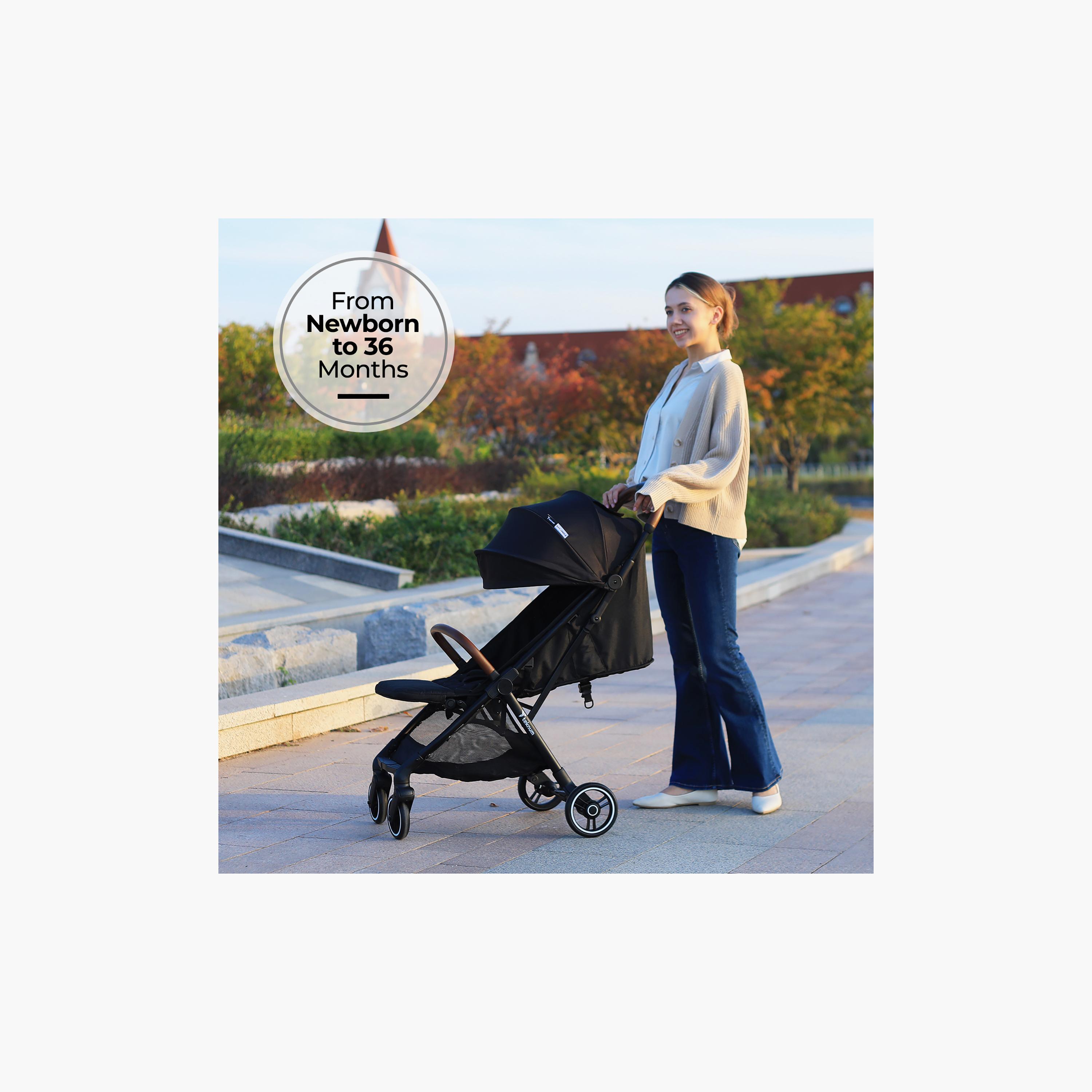 Teknum Travel EXPLORER 2 AutoFold Stroller, Black-baby-gear-strollersandprams-strollers-image-5