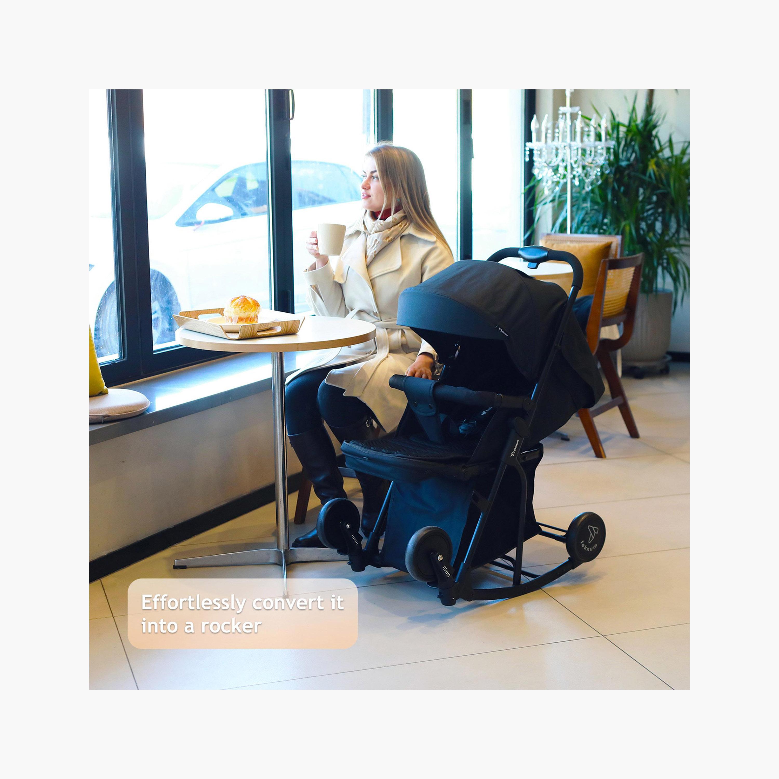 Teknum 2-In-1 Glide Comfort Stroller with Adjustable Canopy - Black-baby-gear-strollersandprams-strollers-image-23