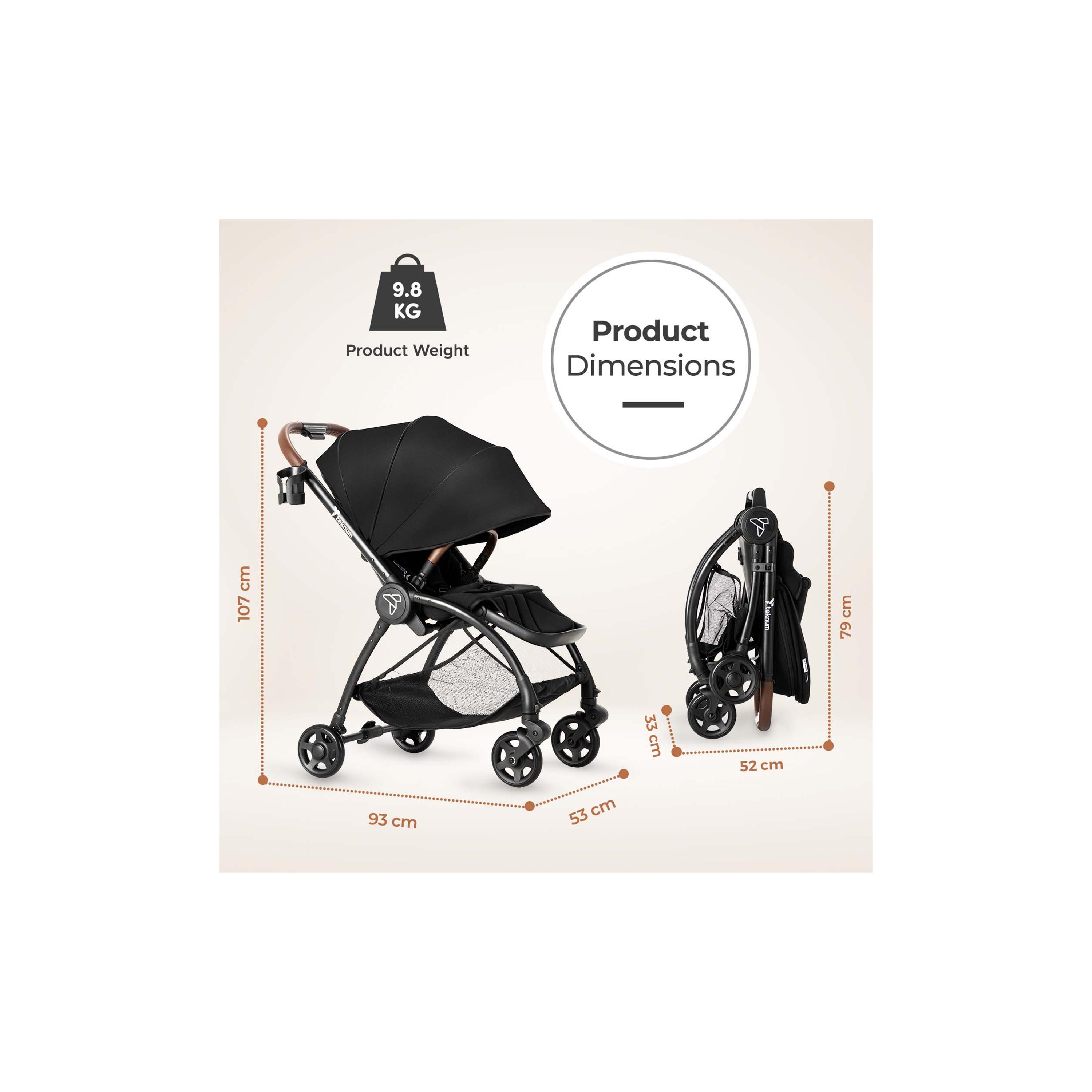 Teknum Travel STROLL 2 Stroller, Black-baby-gear-strollersandprams-strollers-image-15