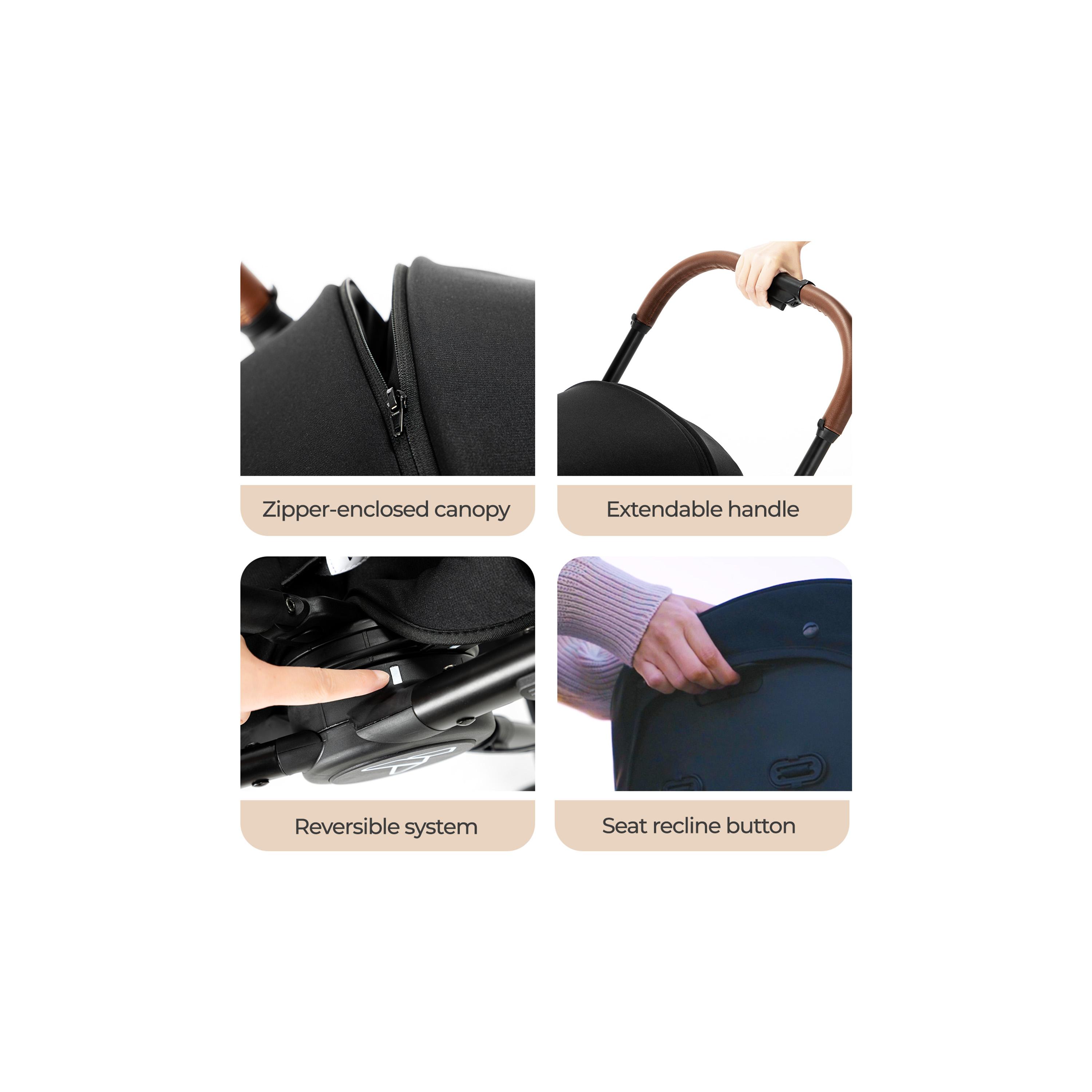 Teknum Travel STROLL 2 Stroller, Black-baby-gear-strollersandprams-strollers-image-18