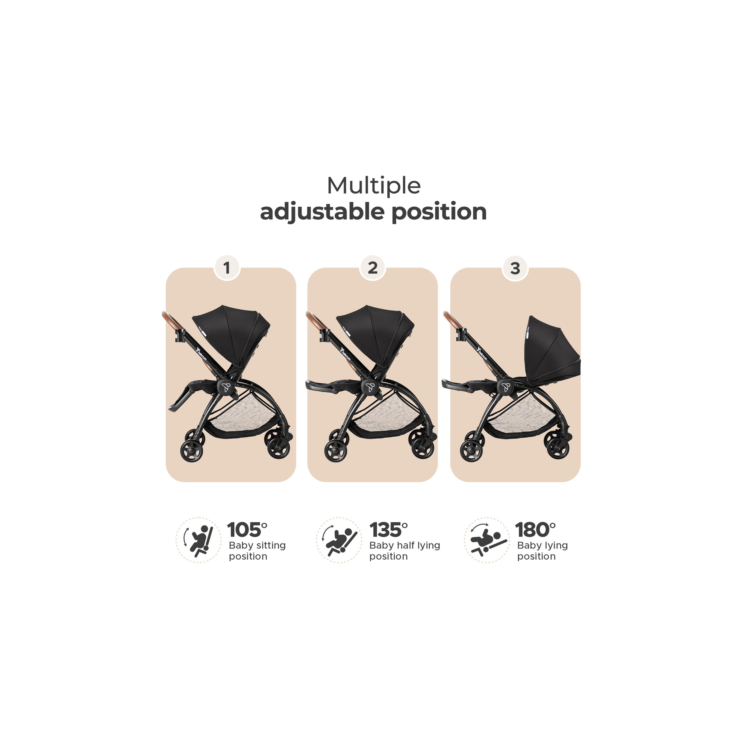Teknum Travel STROLL 2 Stroller, Black-baby-gear-strollersandprams-strollers-image-20