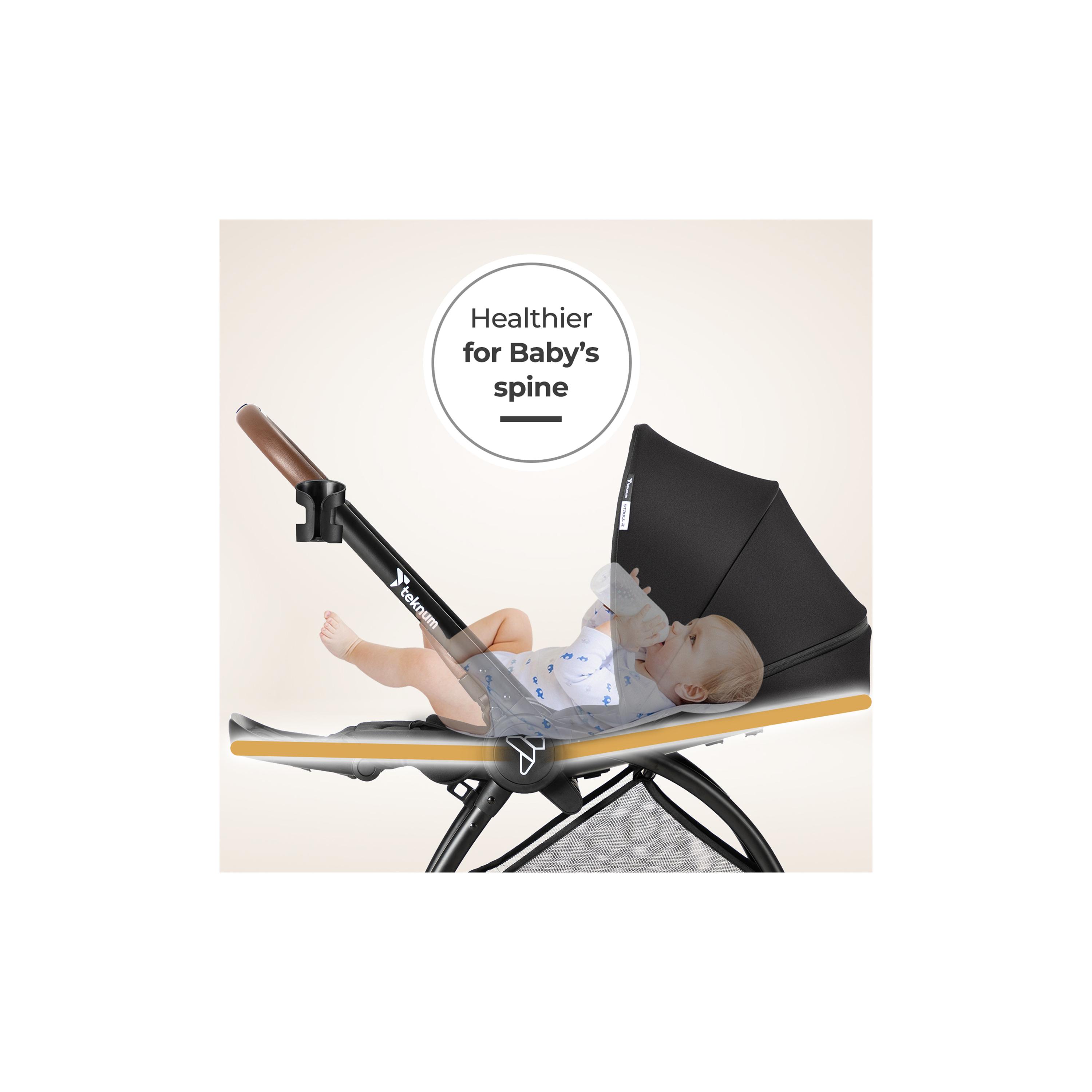 Teknum Travel STROLL 2 Stroller, Black-baby-gear-strollersandprams-strollers-image-5