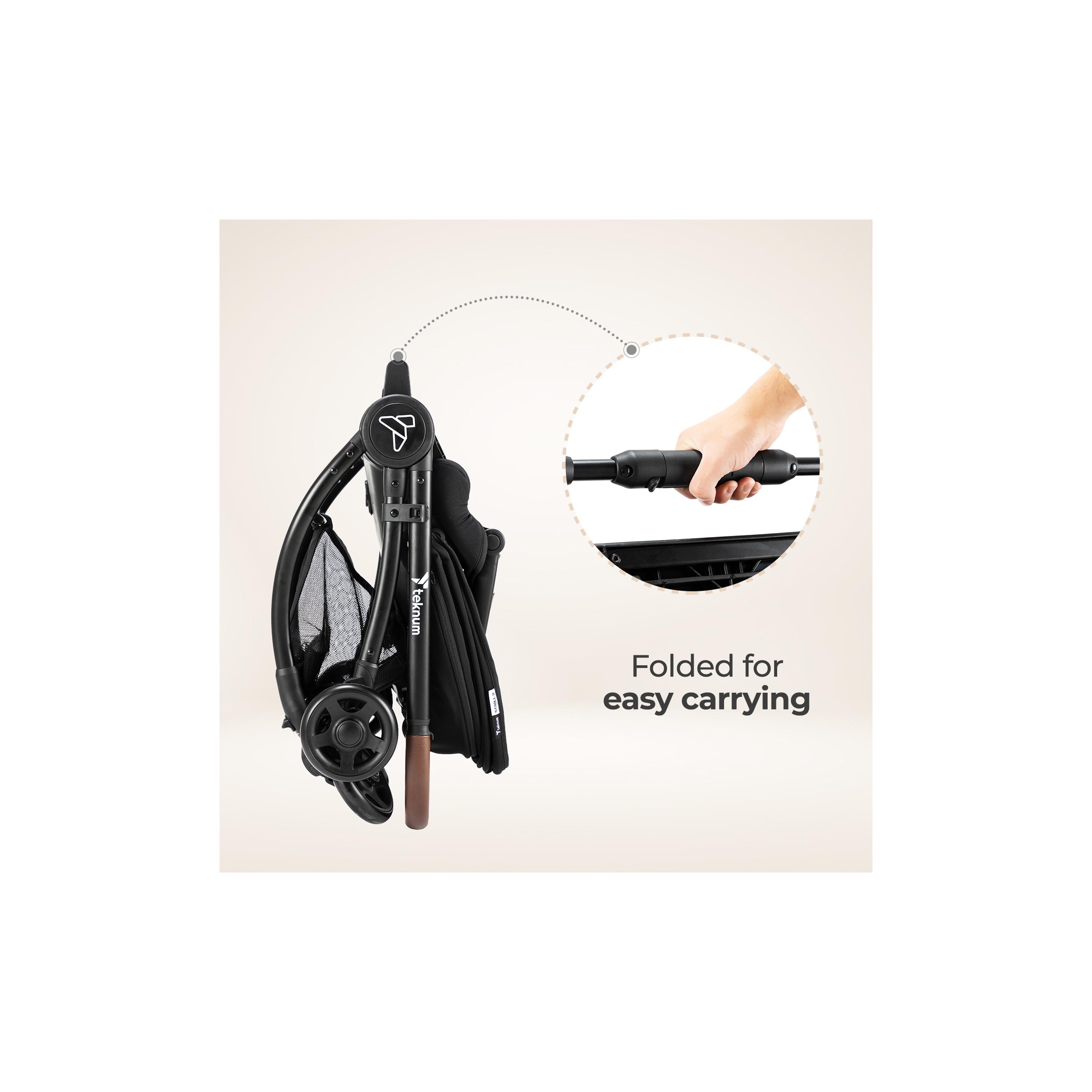 Teknum Travel STROLL 2 Stroller, Black-baby-gear-strollersandprams-strollers-image-7