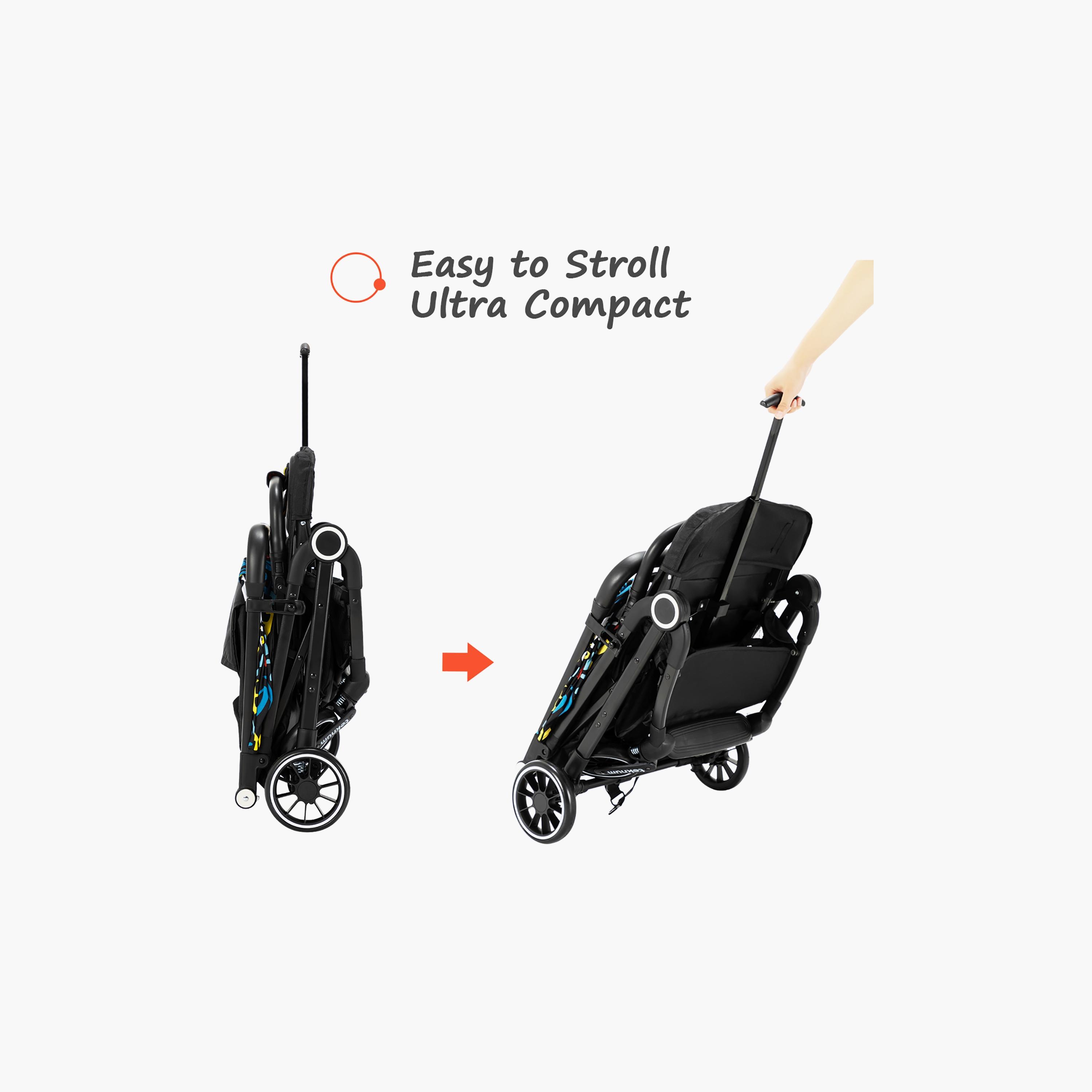 Teknum TravelZen Stroller with Coffee Cup Holder, Love-baby-gear-strollersandprams-strollers-image-4