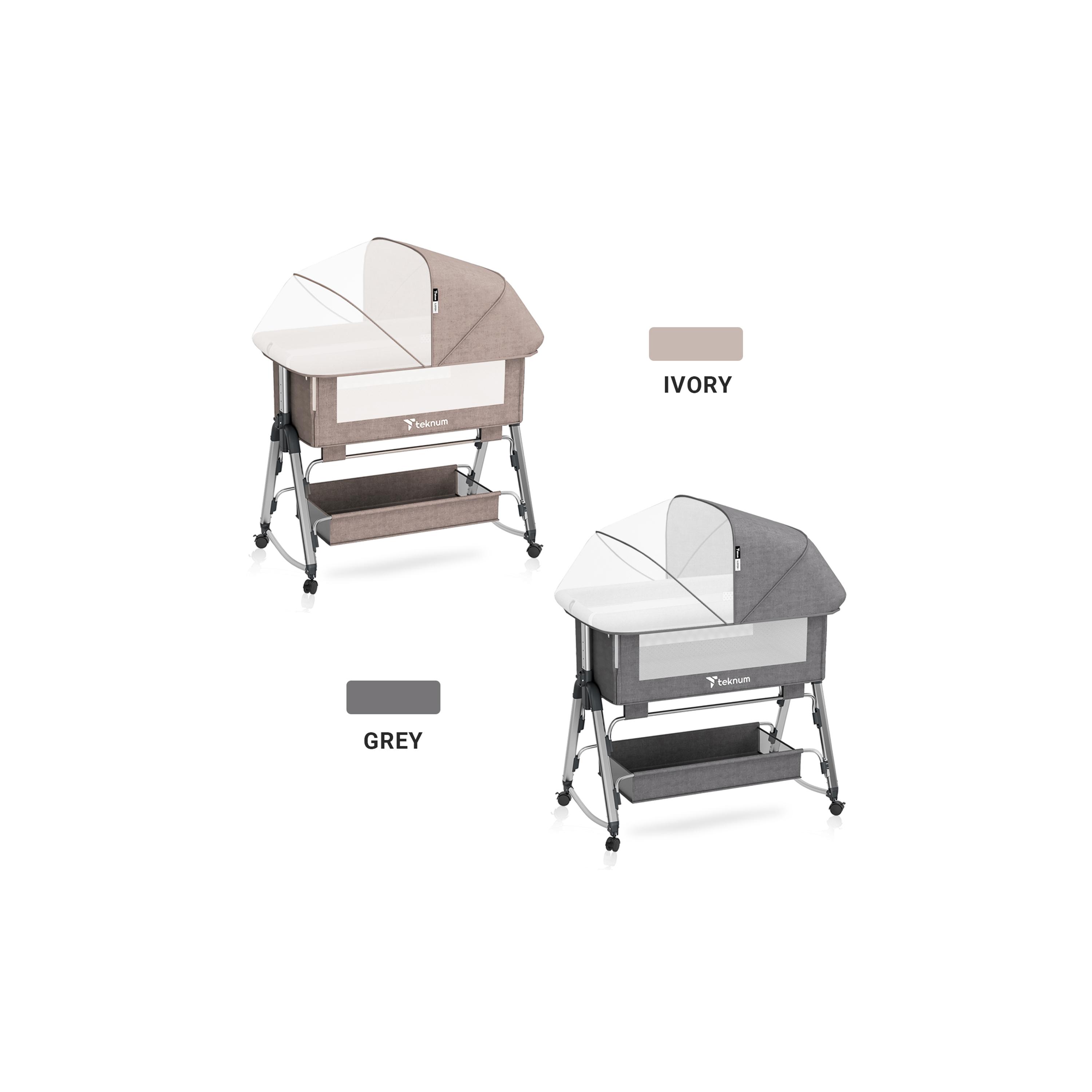 Star kidz vicino deluxe baby bedside bassinet on sale