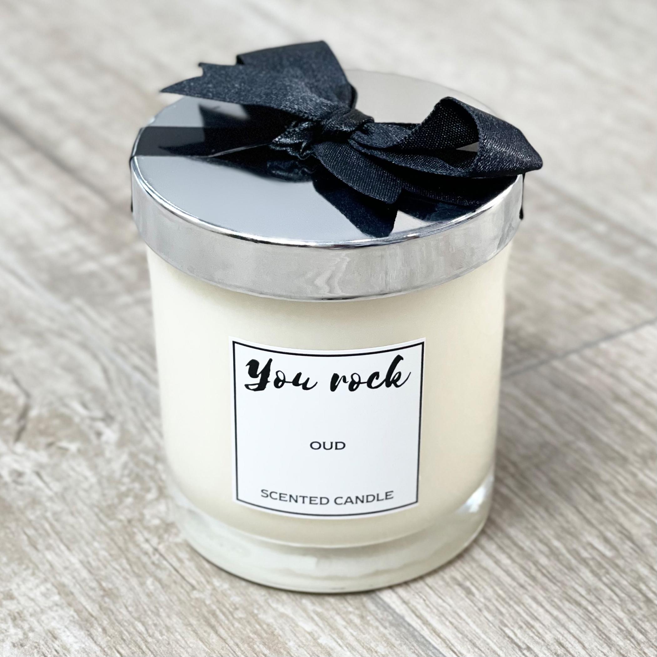 You Rock Signature Oud Scented Jar Candle