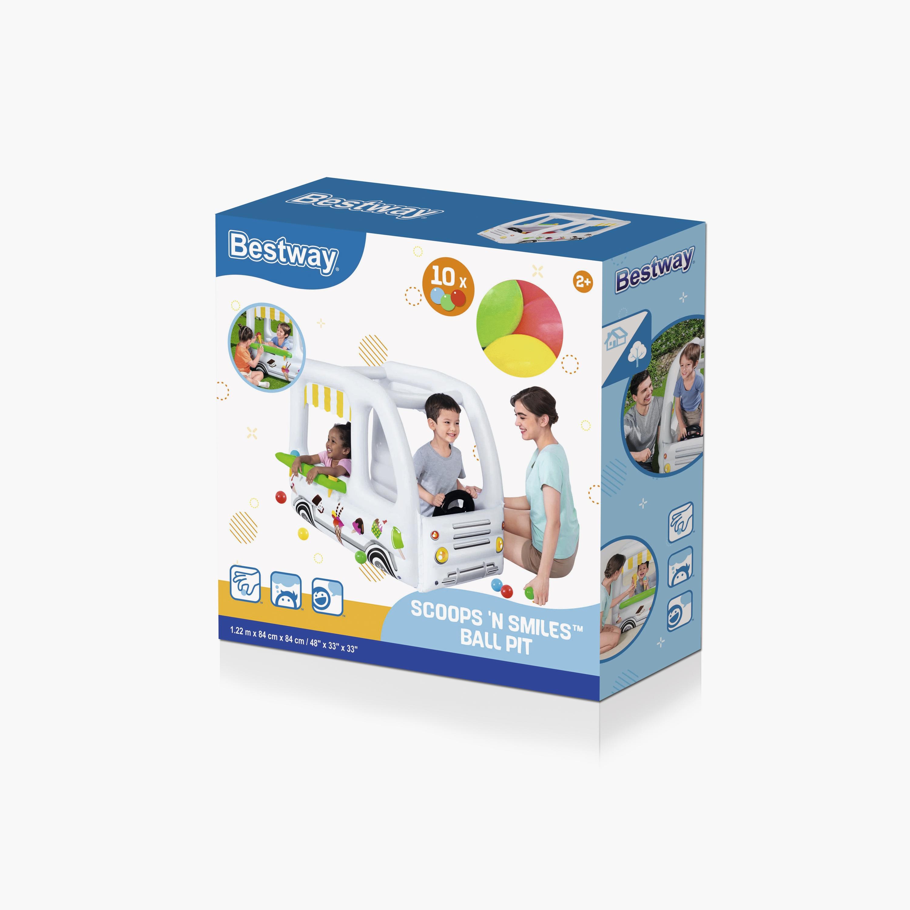 Bestway Scoops'N Smiles Ice Cream Truck Ball Pit-toys-roleplay-playfoods-image-5