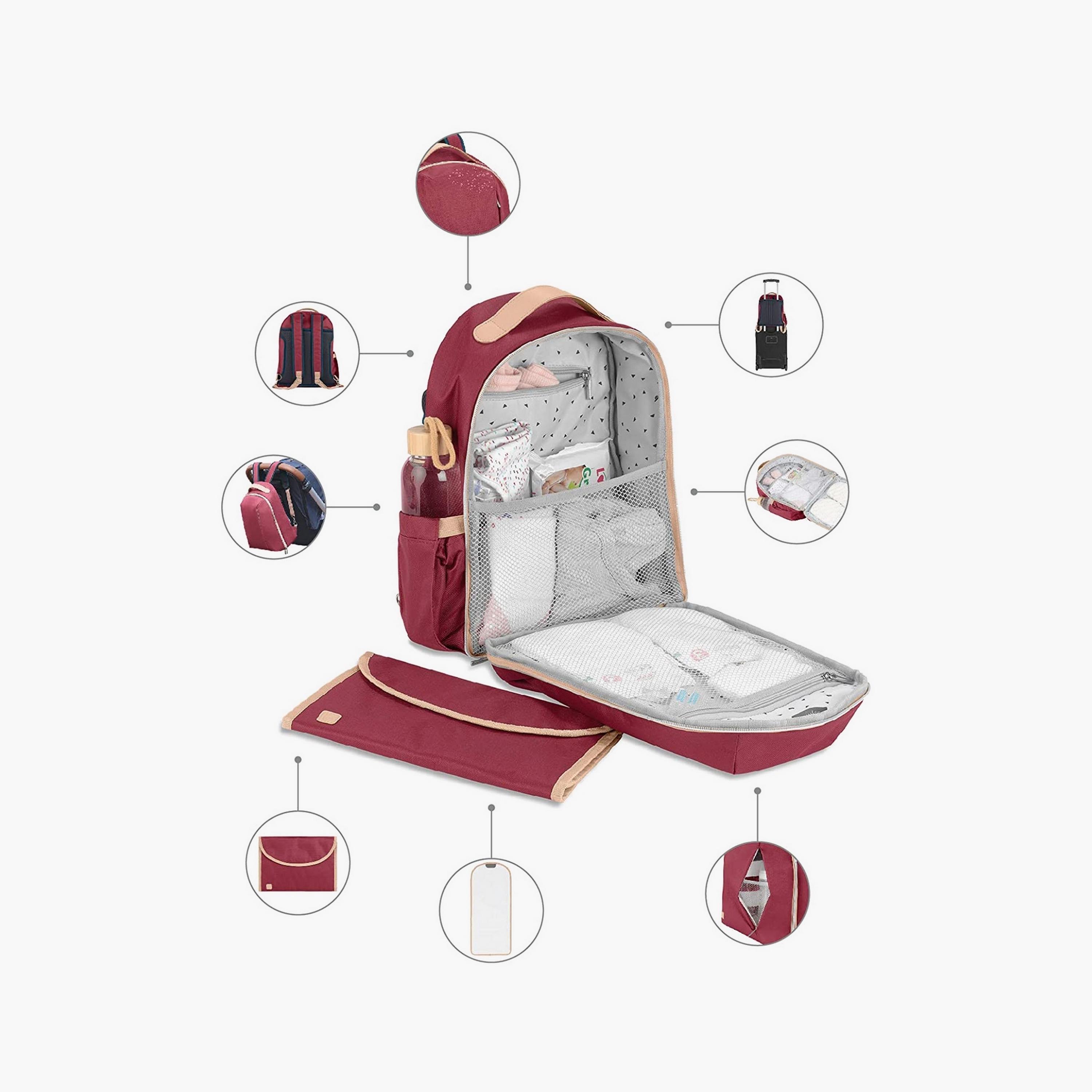 Buy Babymoov Backpack Burgundy Online Babyshop UAE