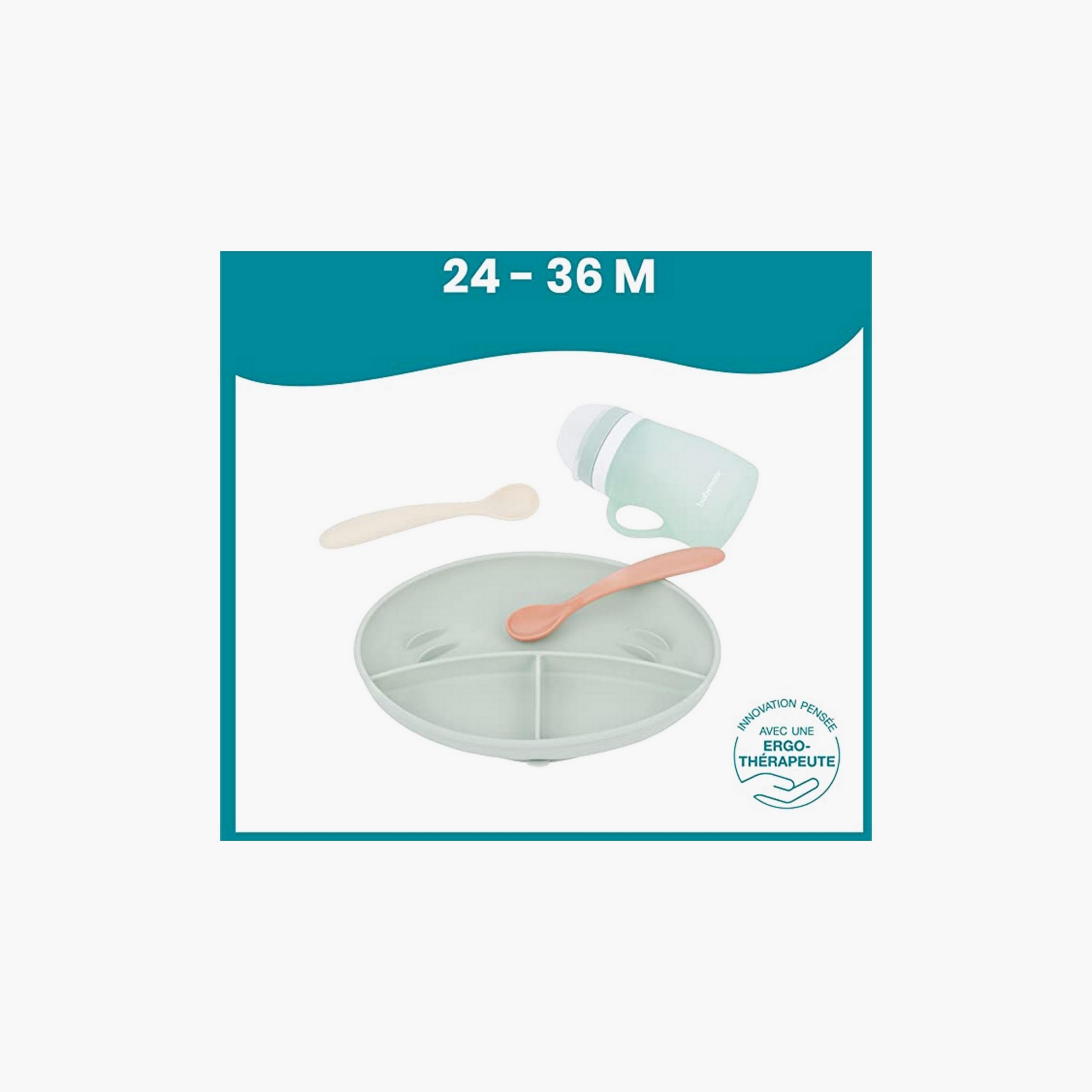 مجموعة الرضاعة السيليكون جرو إسي من بيبي موڤ (24 - 36 شهرًا)-baby-feeding-mealtimeessentials-image-3