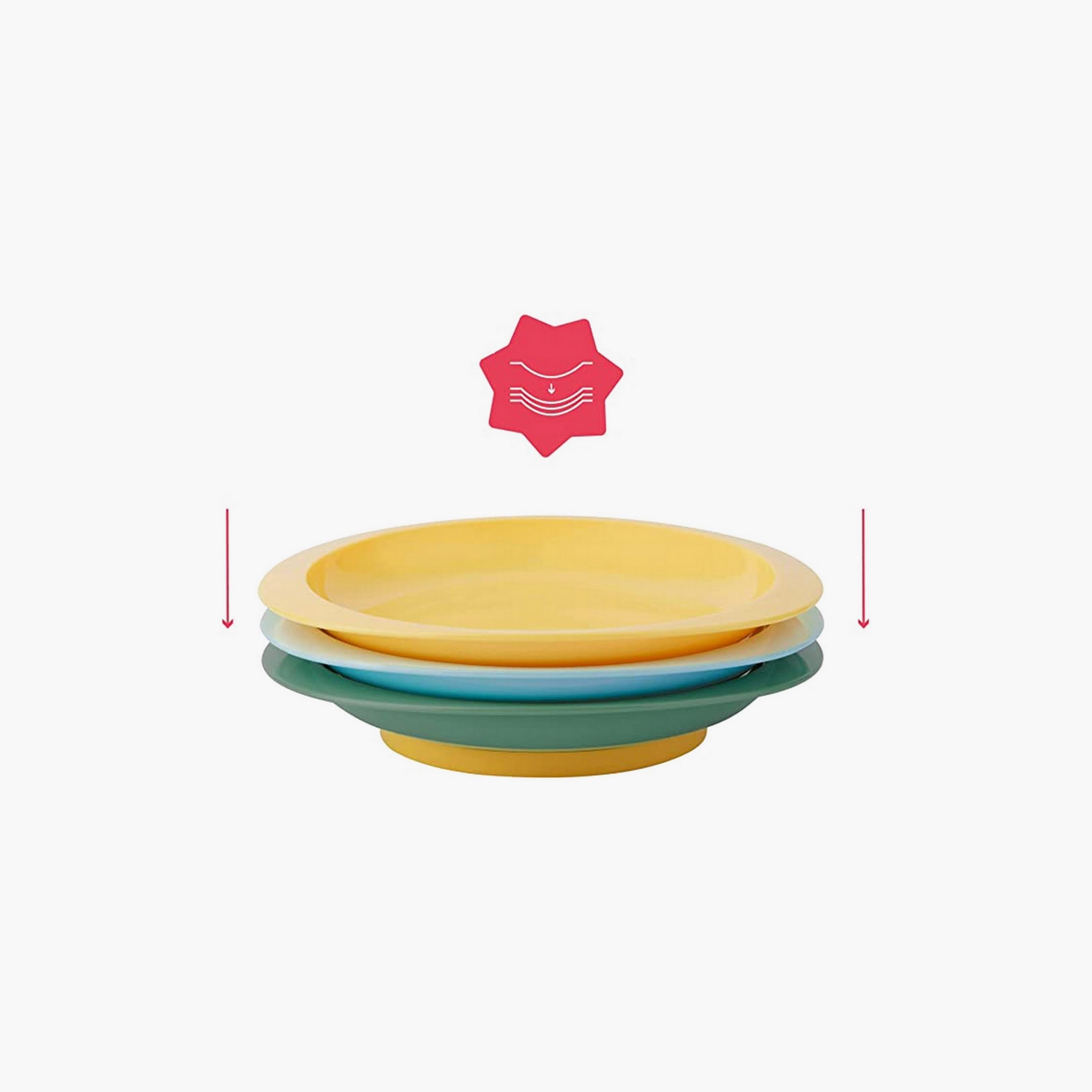 أطباق غير قابلة للانزلاق وغير قابلة للكسر 3 قطع من بادابول-baby-feeding-mealtimeessentials-image-2