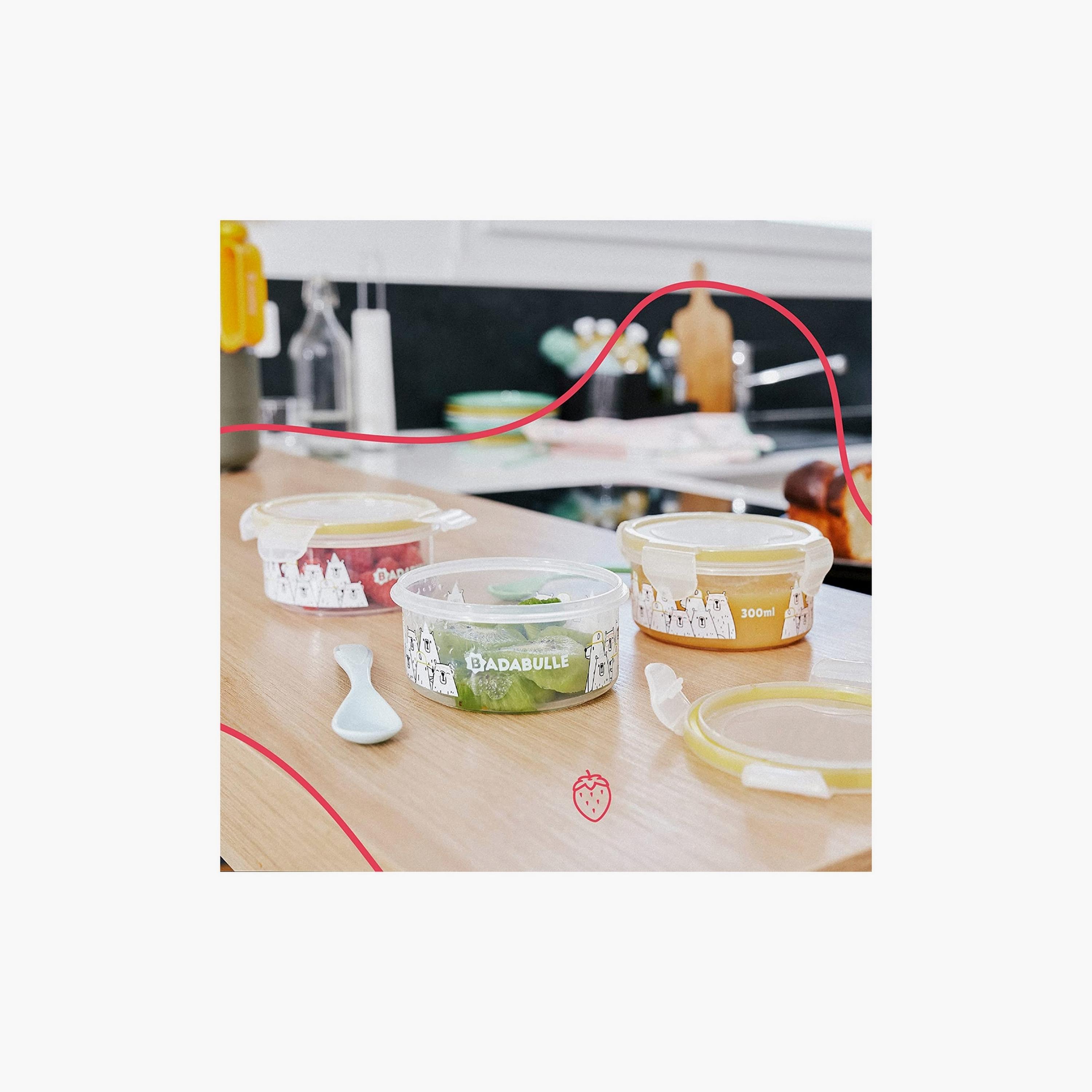 Badabulle 3-Piece MaxiBox storage container, 300 ml-baby-feeding-mealtimeessentials-image-5