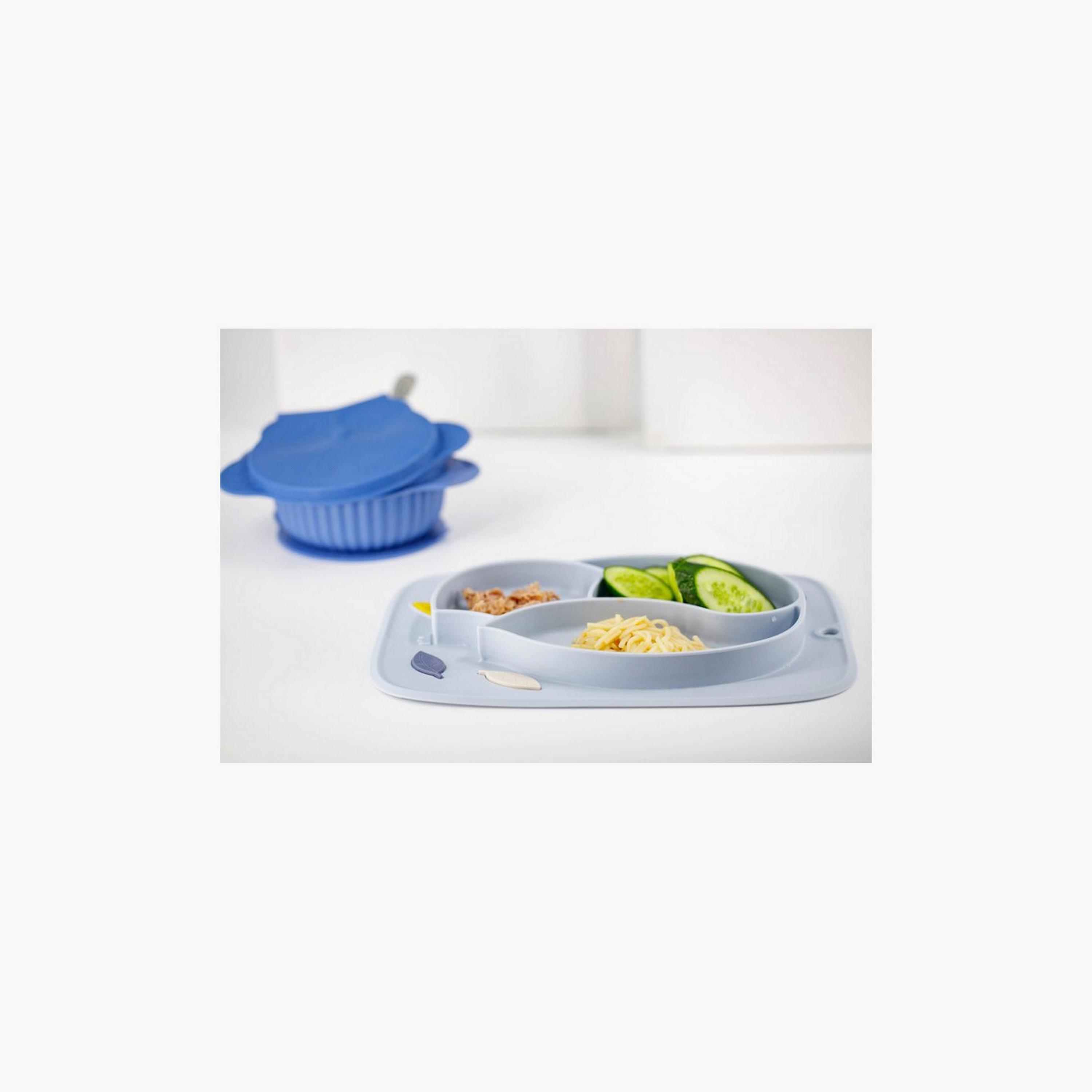 InnoGio Dishwasher & Microwave Safe Bowl with Lid, Owl-baby-feeding-mealtimeessentials-image-1