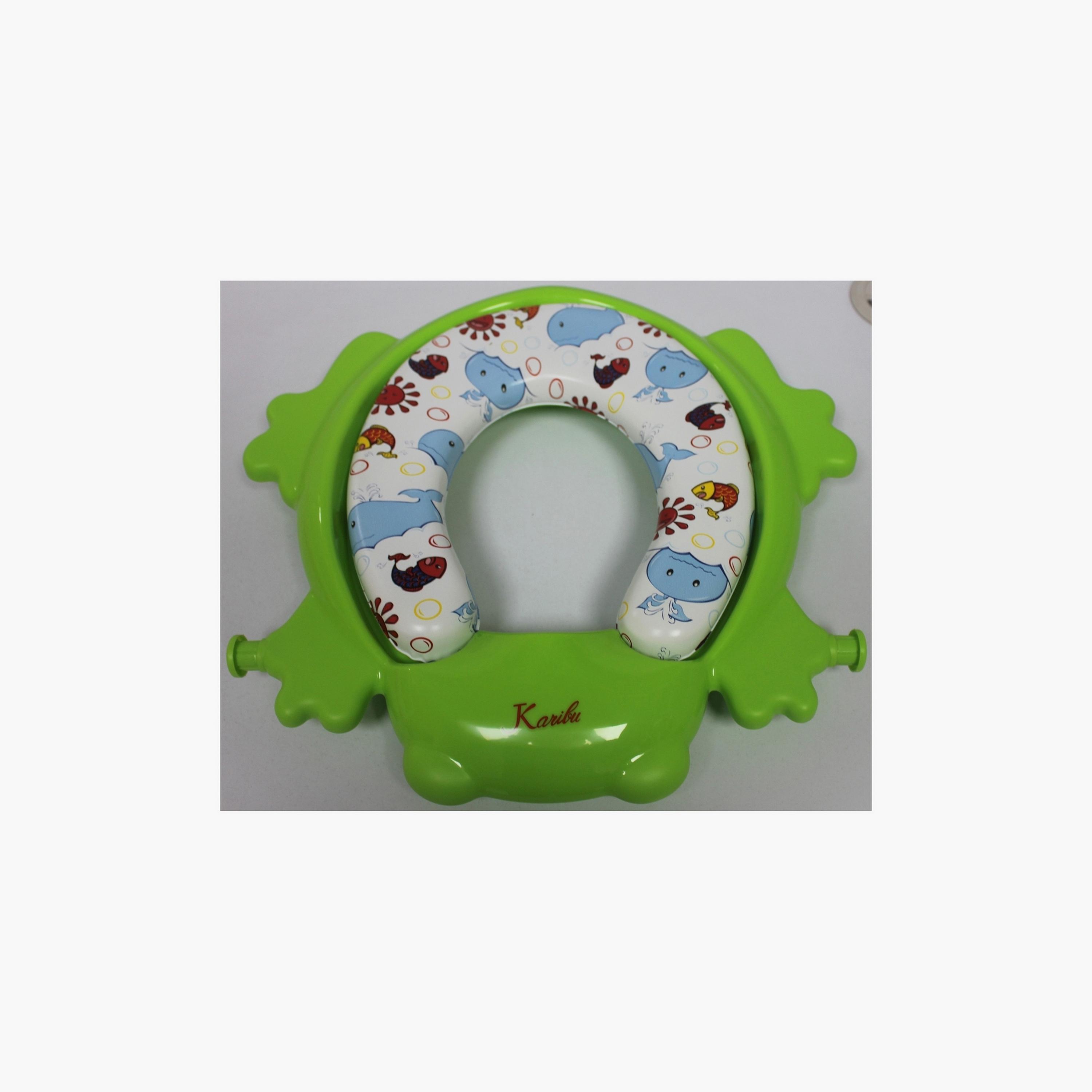 Karibu Cushion Potty Seat with Ladder, Frog-baby-diapering-pottytraining-image-2
