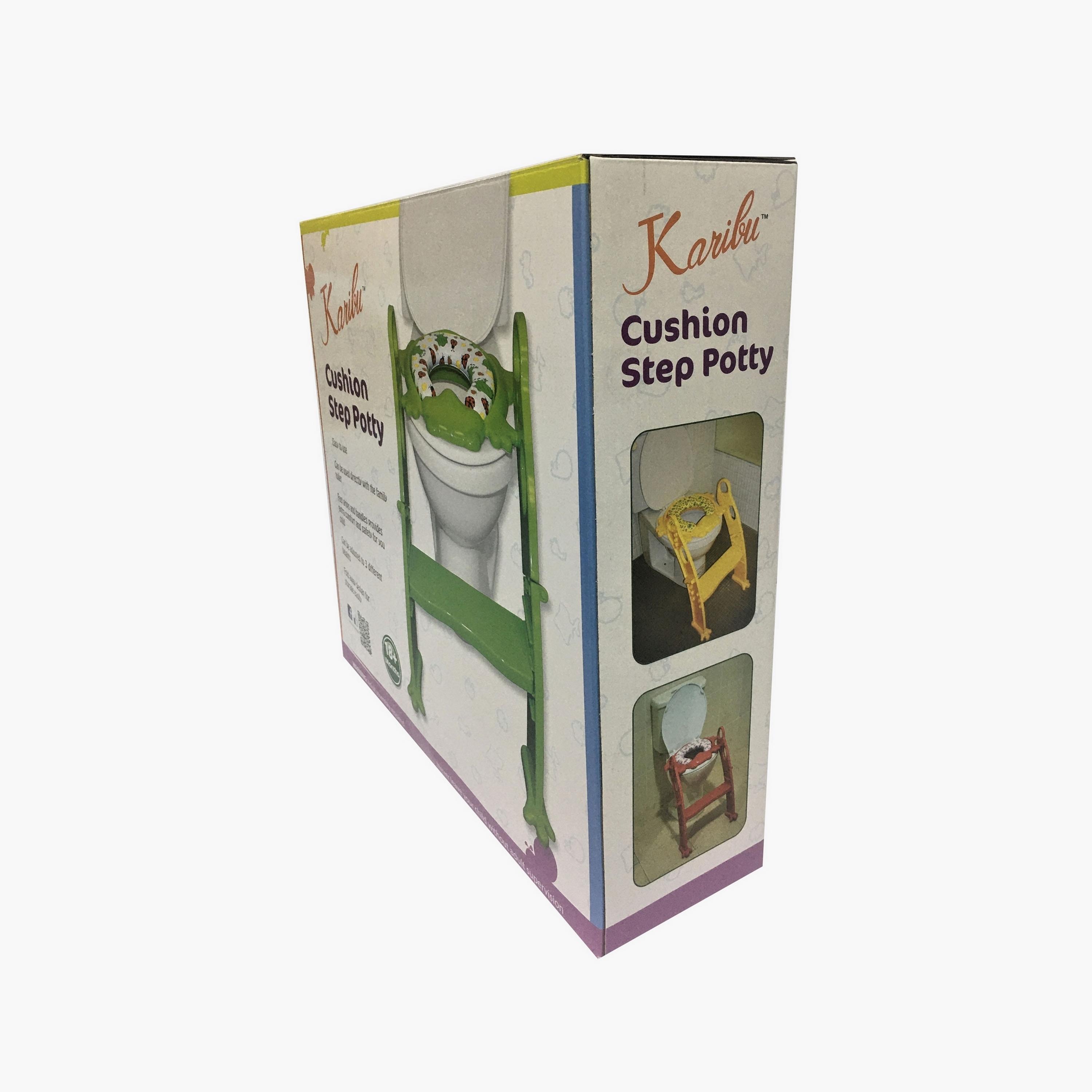 Karibu Cushion Potty Seat with Ladder, Frog-baby-diapering-pottytraining-image-4