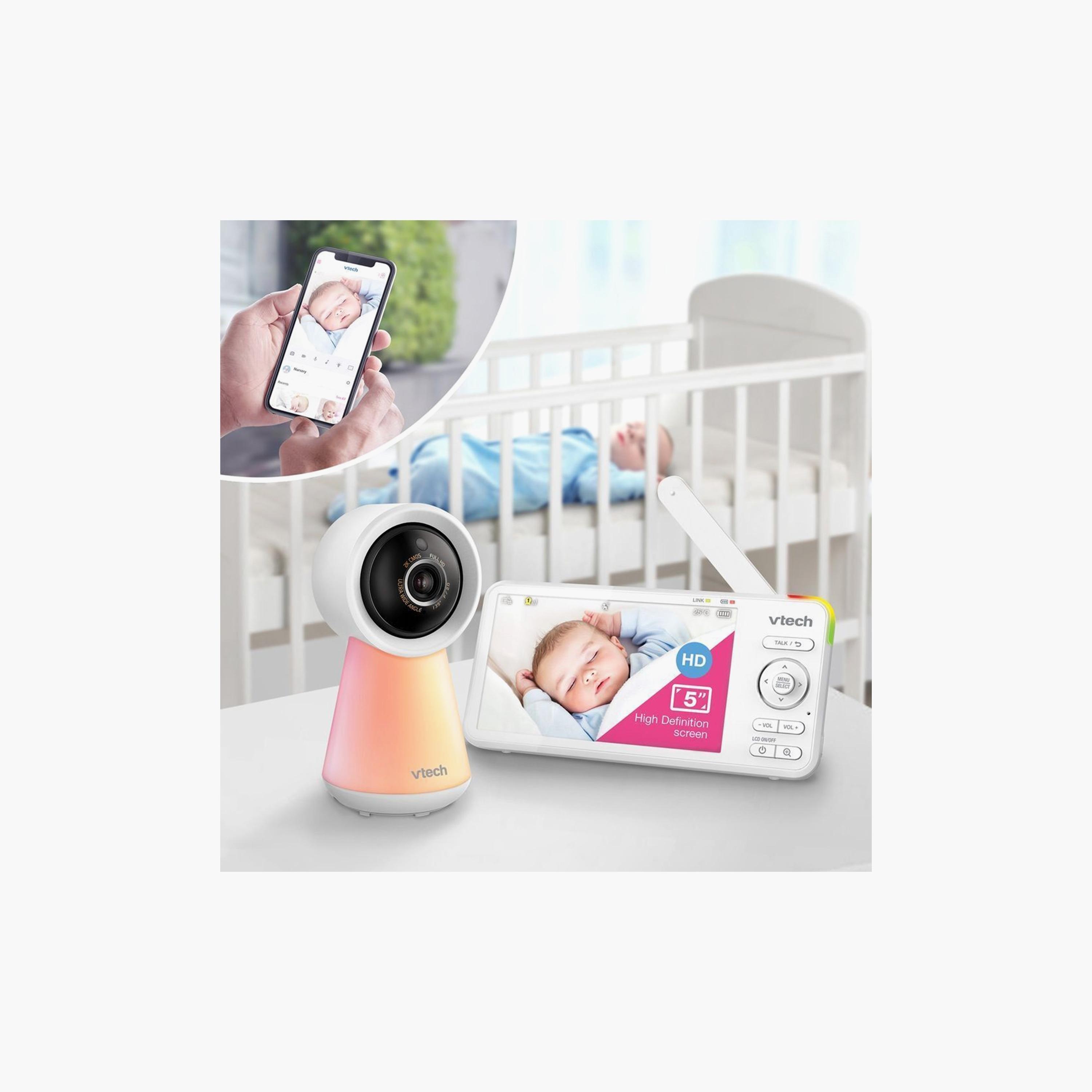 شاشة 5 بوصة ذكية واي فاي 1080p مع إمكانية التحكم عن بعد من ڤي تيك-baby-healthandsafety-babymonitors-image-4