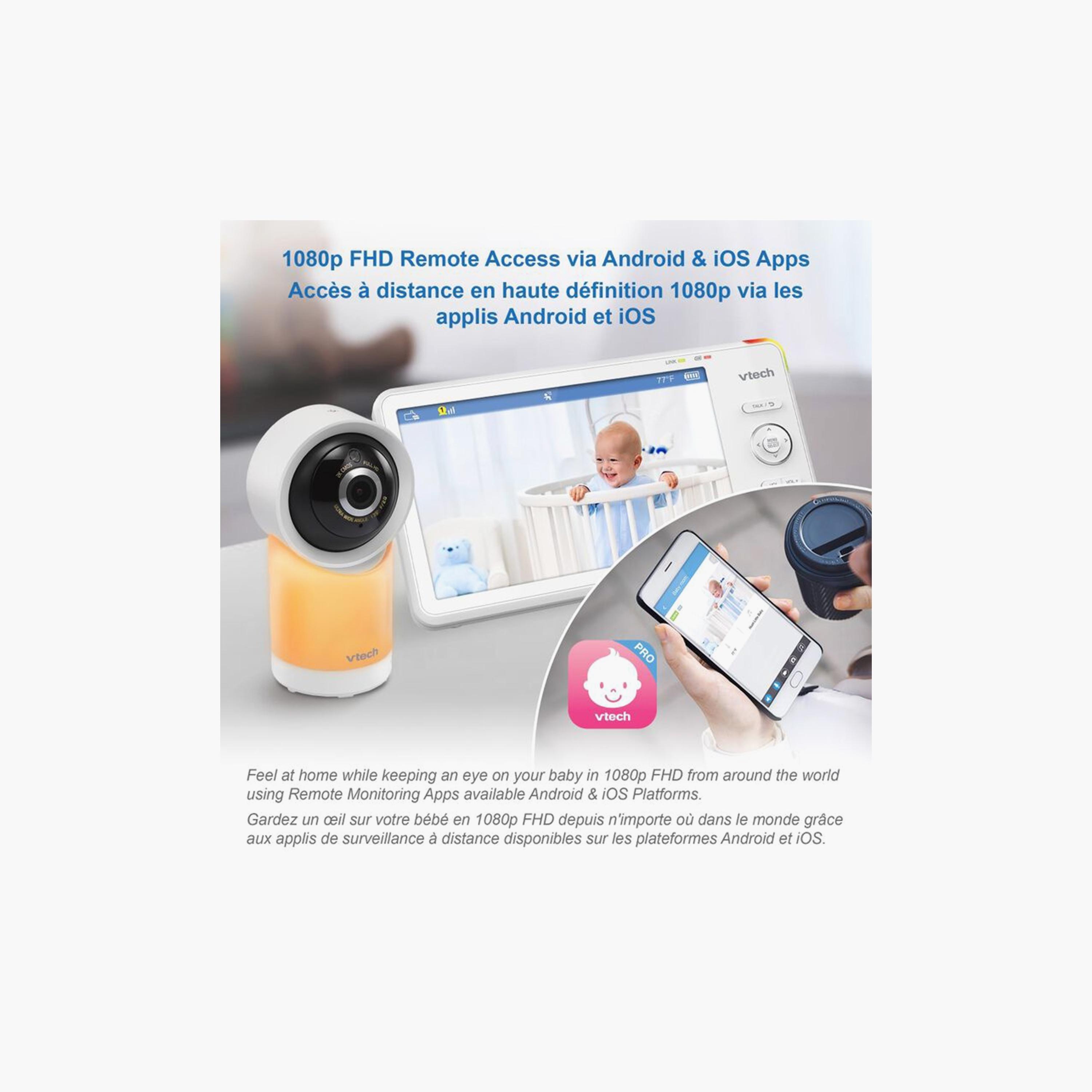 VTech Digital 5" Smart WiFi HD Pan Tilt  with Remote Access-baby-healthandsafety-babymonitors-image-2