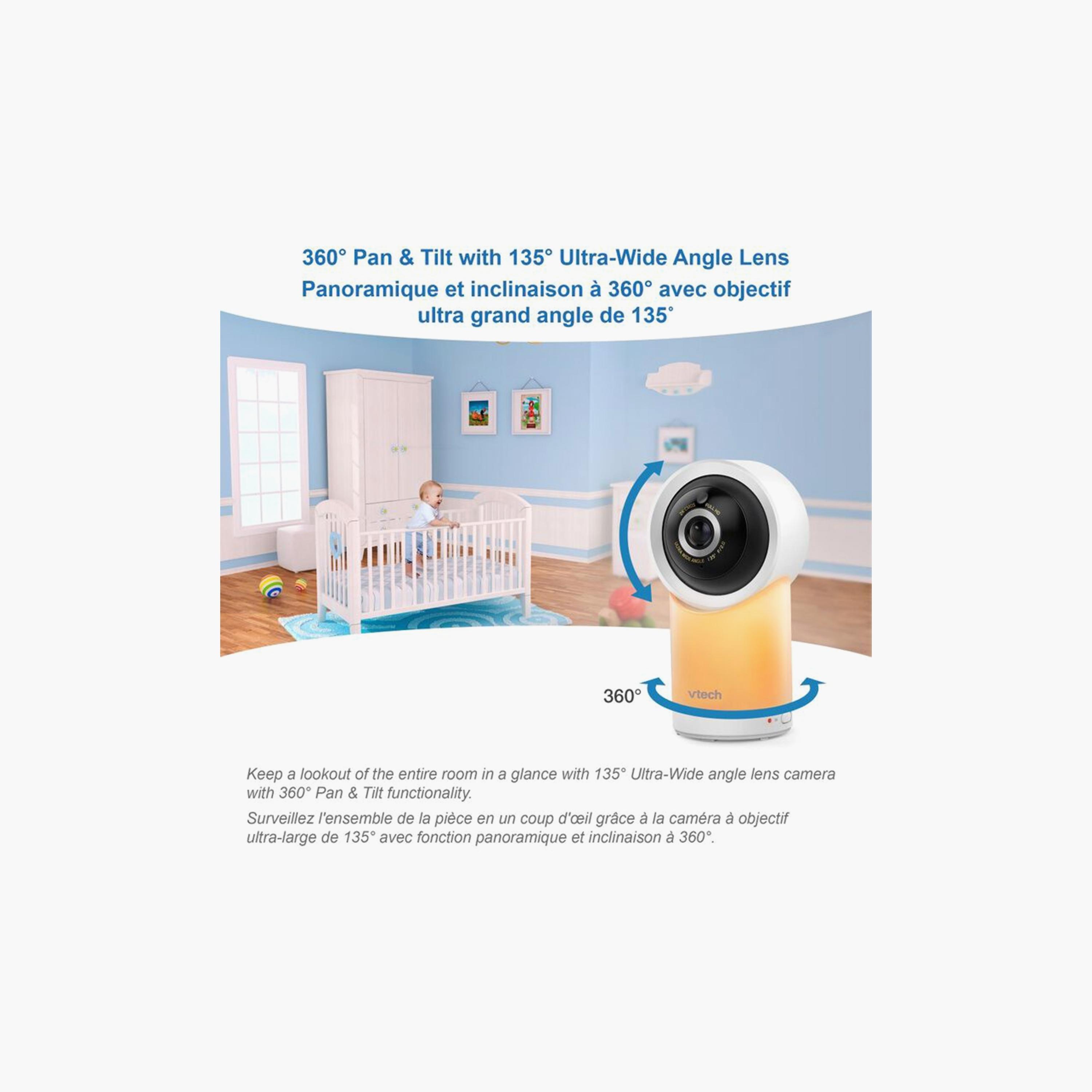 VTech Digital 5" Smart WiFi HD Pan Tilt  with Remote Access-baby-healthandsafety-babymonitors-image-4