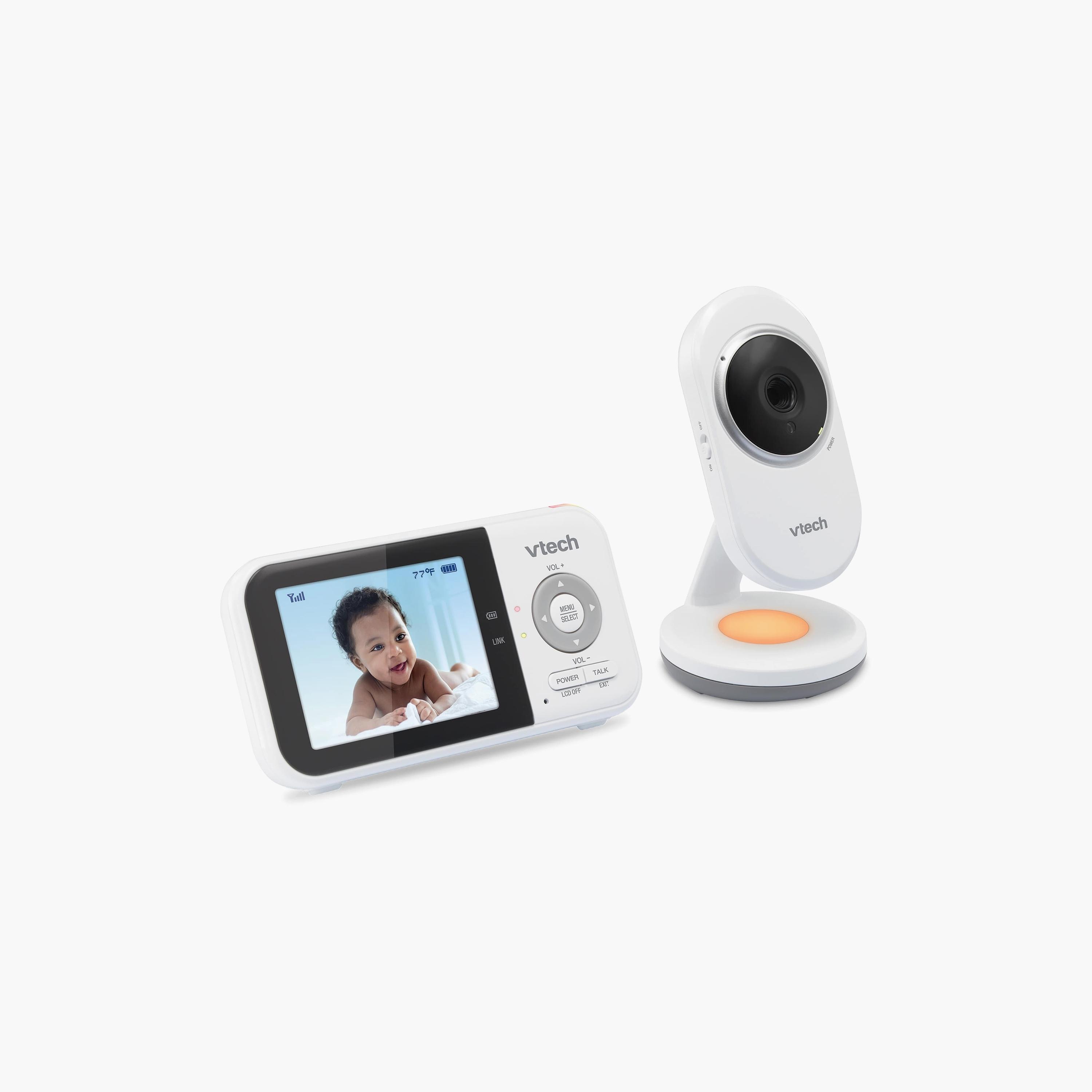 شاشة فيديو مقاس 2.8 بوصة ودقة 270 بكسل مع إضاءة ليلية من ڤي تيك-baby-healthandsafety-babymonitors-image-1