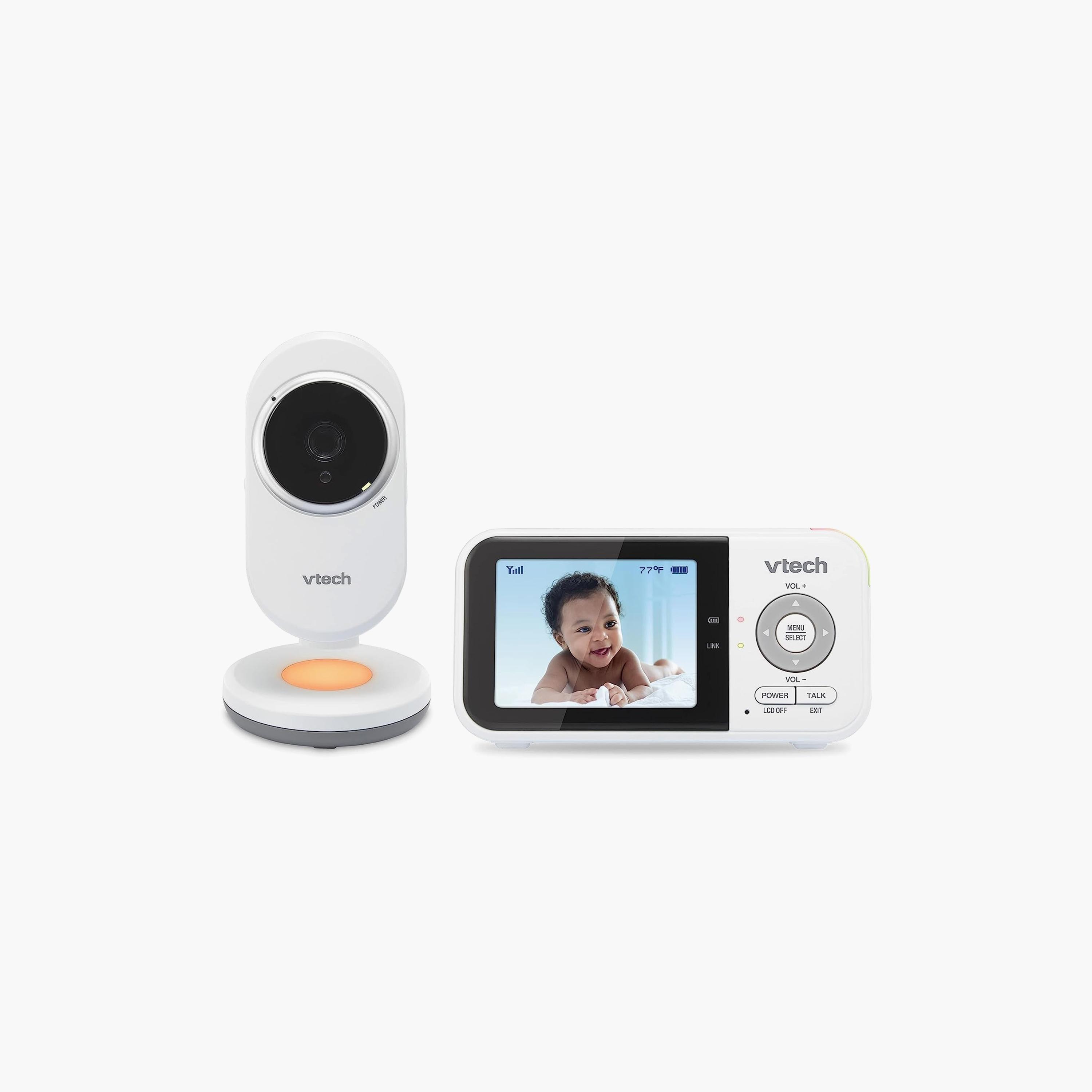 شاشة فيديو مقاس 2.8 بوصة ودقة 270 بكسل مع إضاءة ليلية من ڤي تيك-baby-healthandsafety-babymonitors-image-2