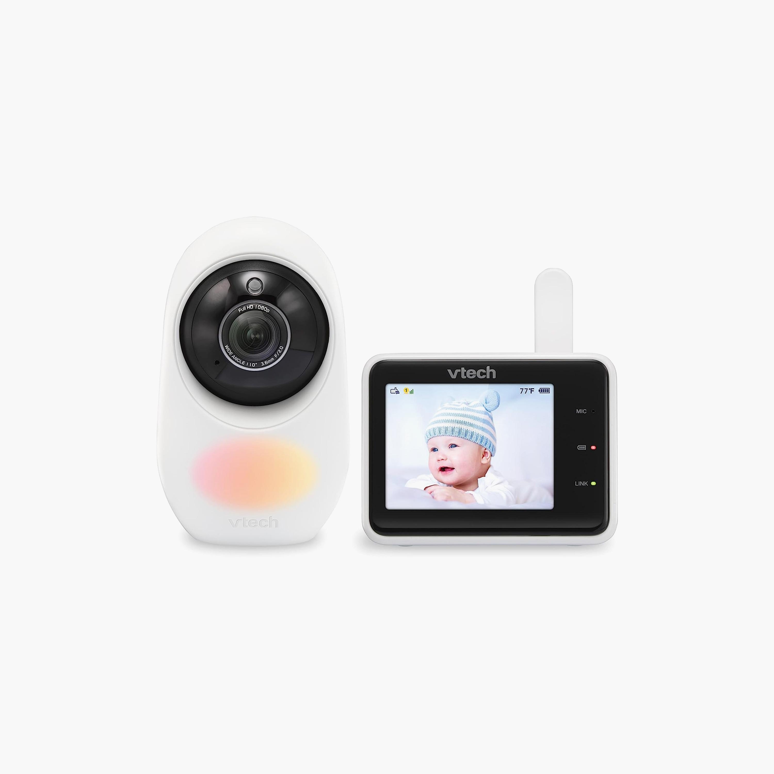 Vtech 2.8'' Smart Wi-Fi 1080p HD Video Monitor with Remote Access-baby-healthandsafety-babymonitors-image-1
