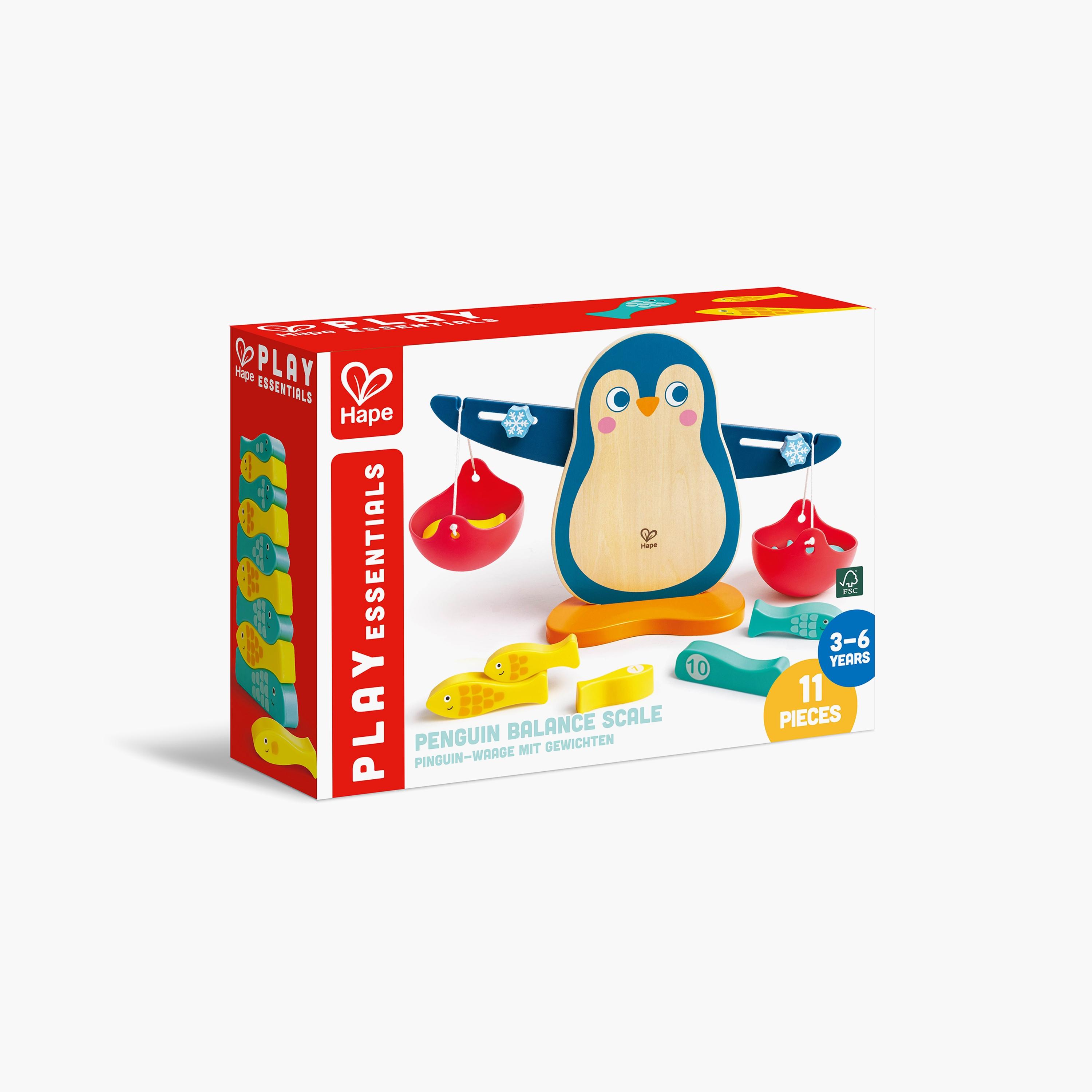 Hape 13-Piece Wooden Penguin Balance Math & Counting Scale-toys-playfigures-actionfigures-image-5