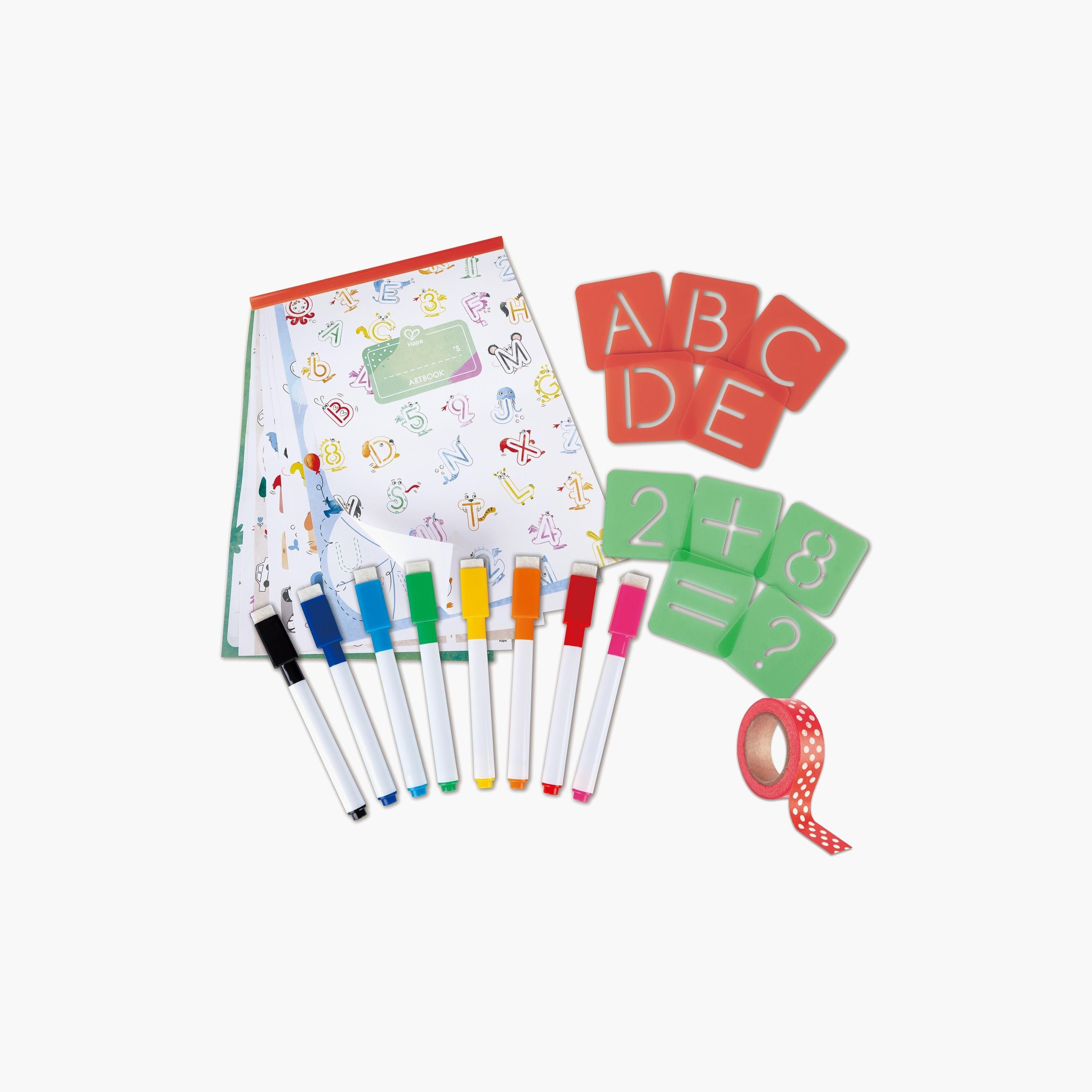 مجموعة فنون وحرف تتبع الحروف والأرقام 66 قطعة من هيب-school-artsandcrafts-image-1