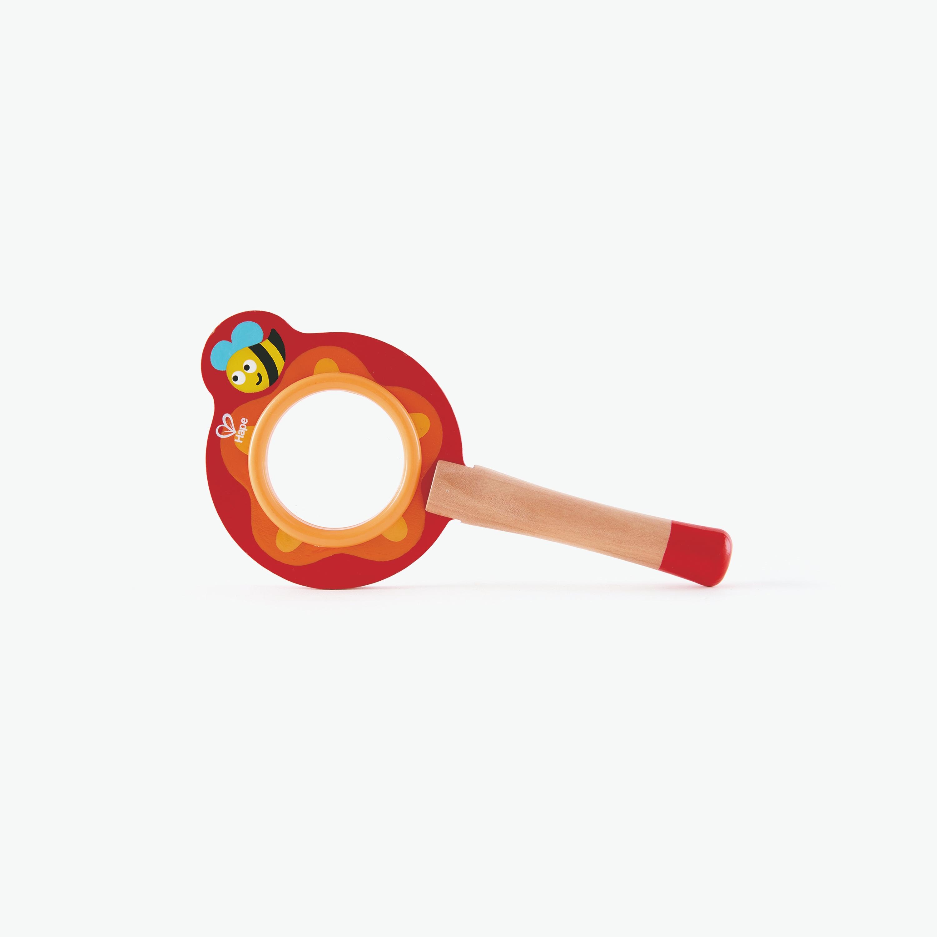 Hape Wooden Busy Bee Magnifying Glass-toys-babyandtoddlertoys-learningtoys-image-1