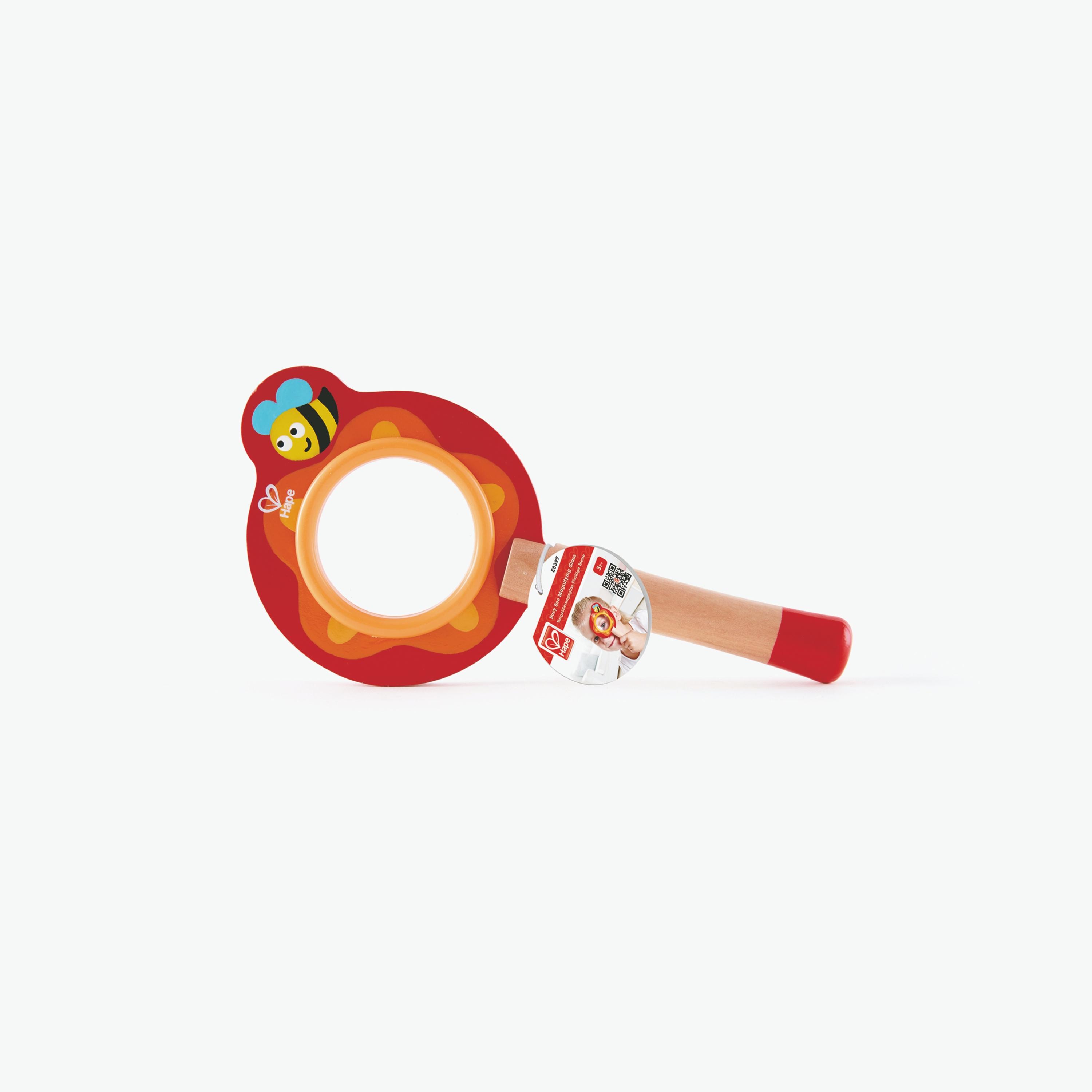 Hape Wooden Busy Bee Magnifying Glass-toys-babyandtoddlertoys-learningtoys-image-2