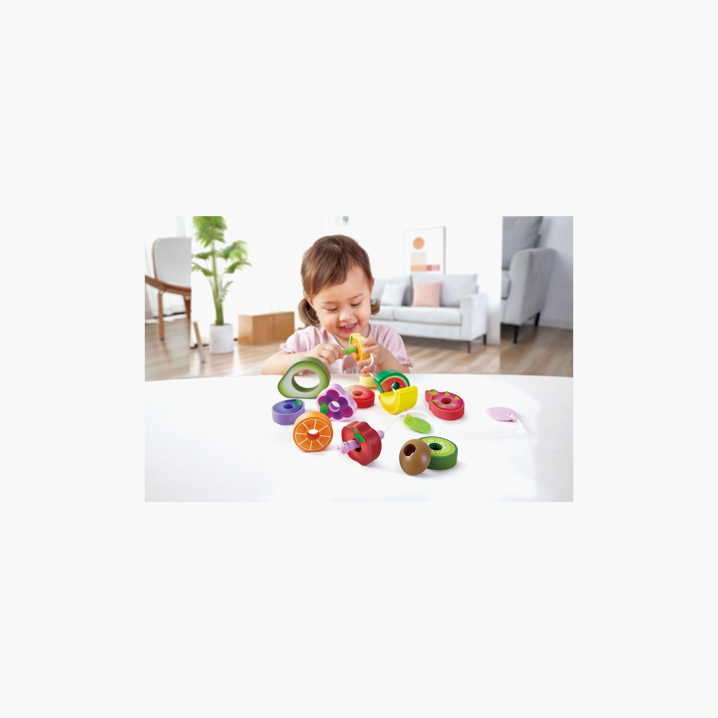 Hape Wooden Colorful Caterpillar Fruit Feast Playset-toys-actionfigures-image-5