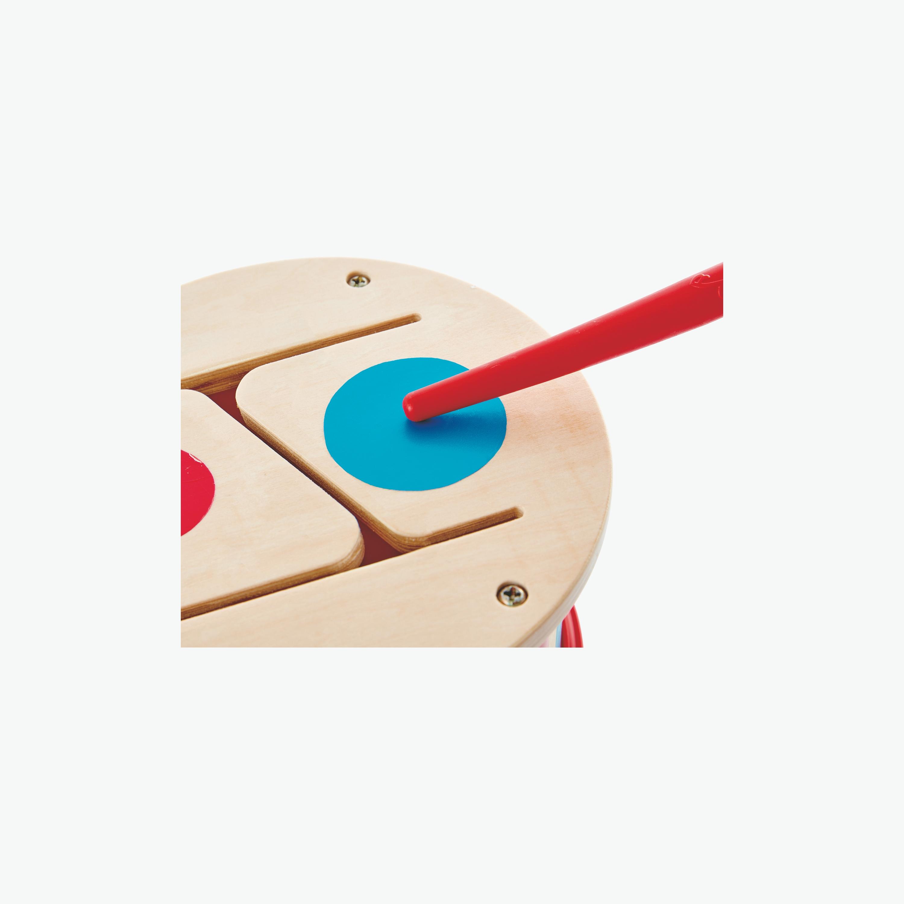 Hape Double-Sided Musical Drum with Stick-toys-educational-musicaltoys-image-2