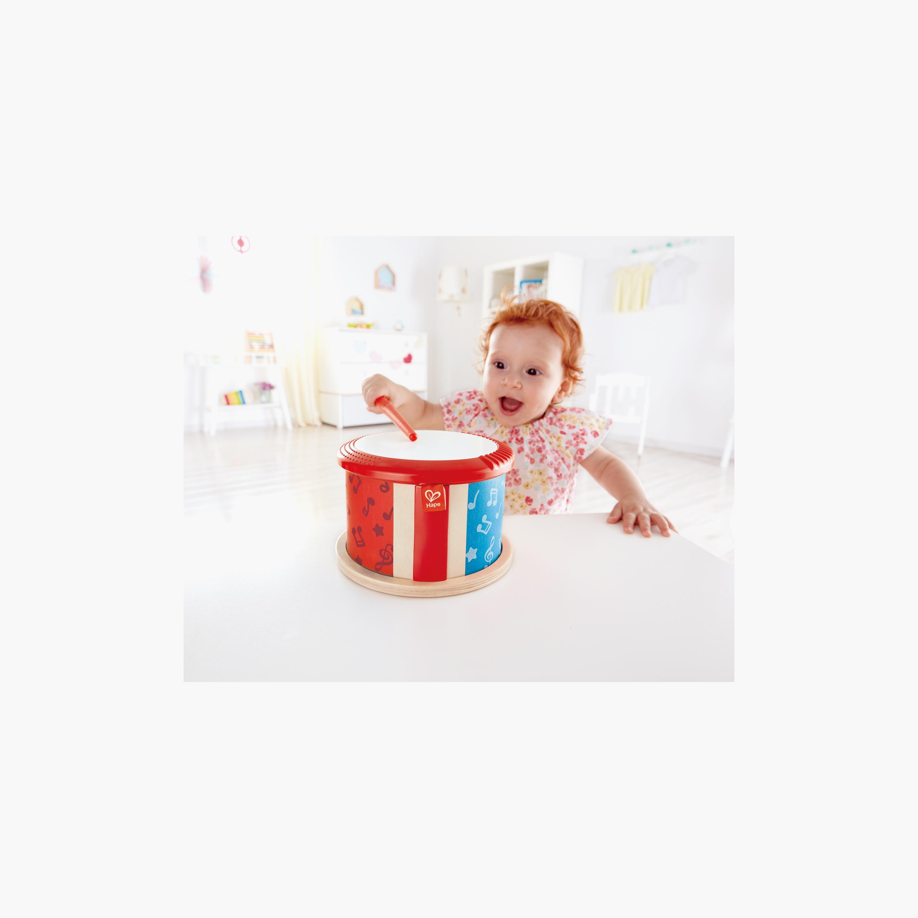 Hape Double-Sided Musical Drum with Stick-toys-educational-musicaltoys-image-3