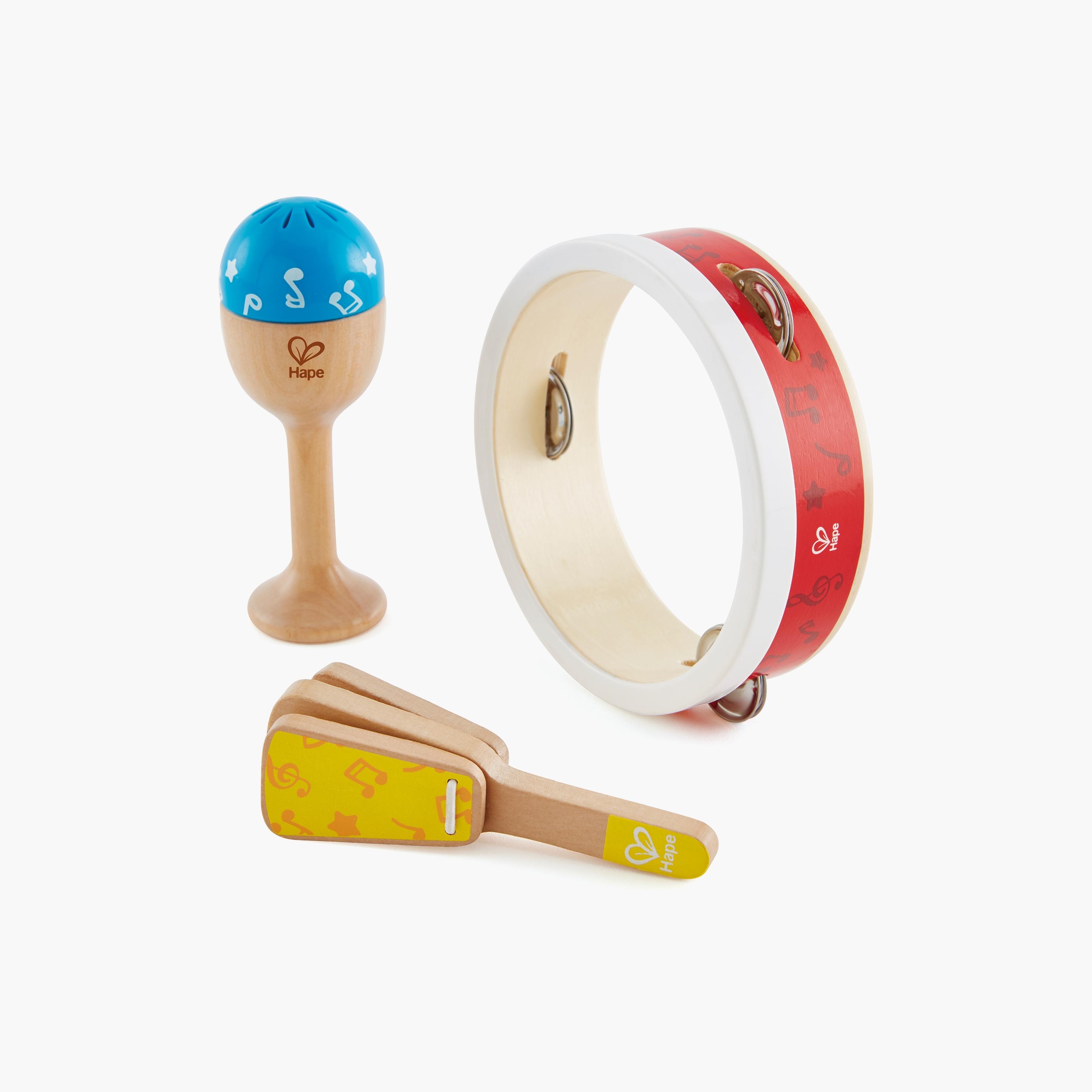 Hape 3-Piece Junior Percussion Musical Playset-toys-educational-musicaltoys-image-1