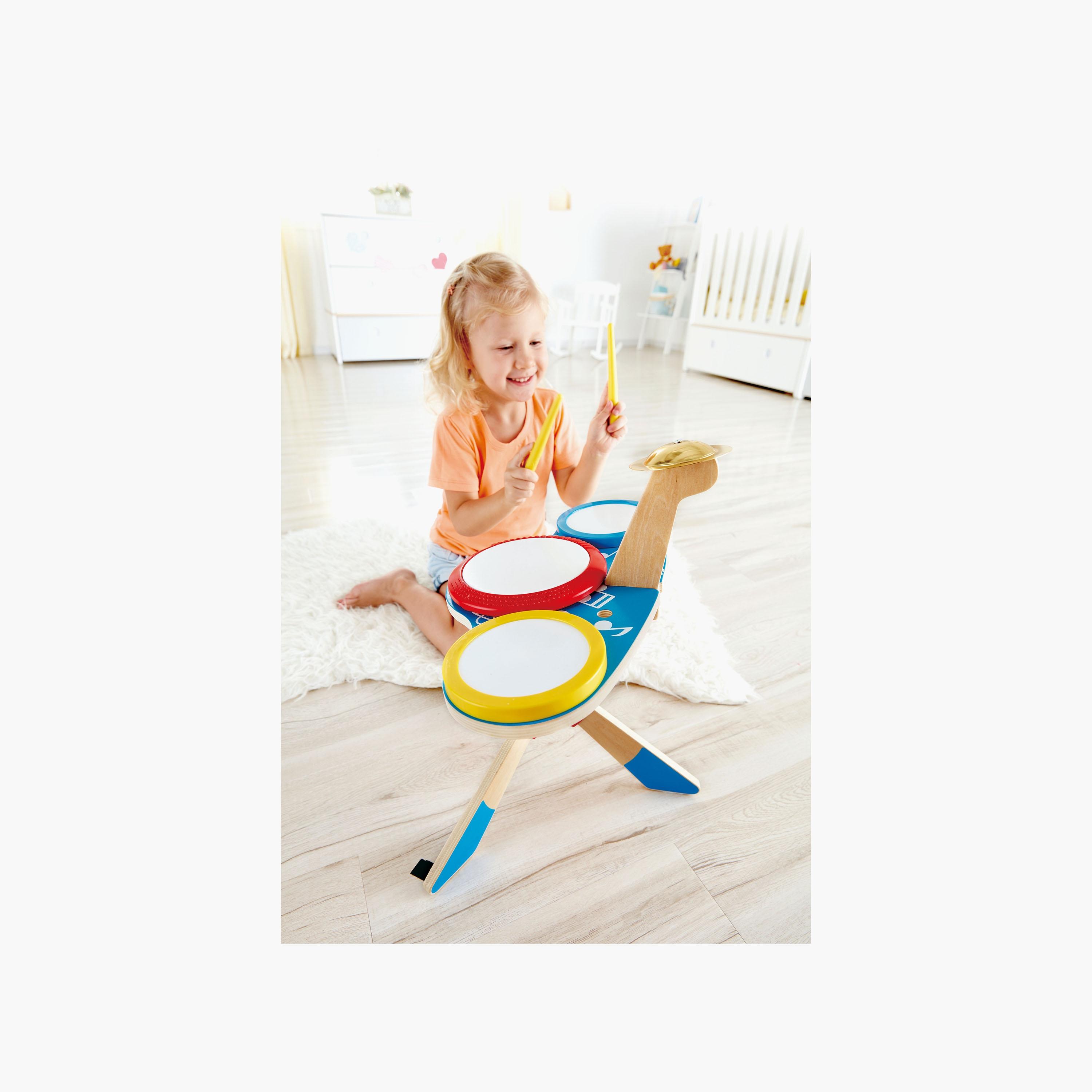 Hape Wooden Drum & Cymbal Musical Set-toys-educational-musicaltoys-image-3