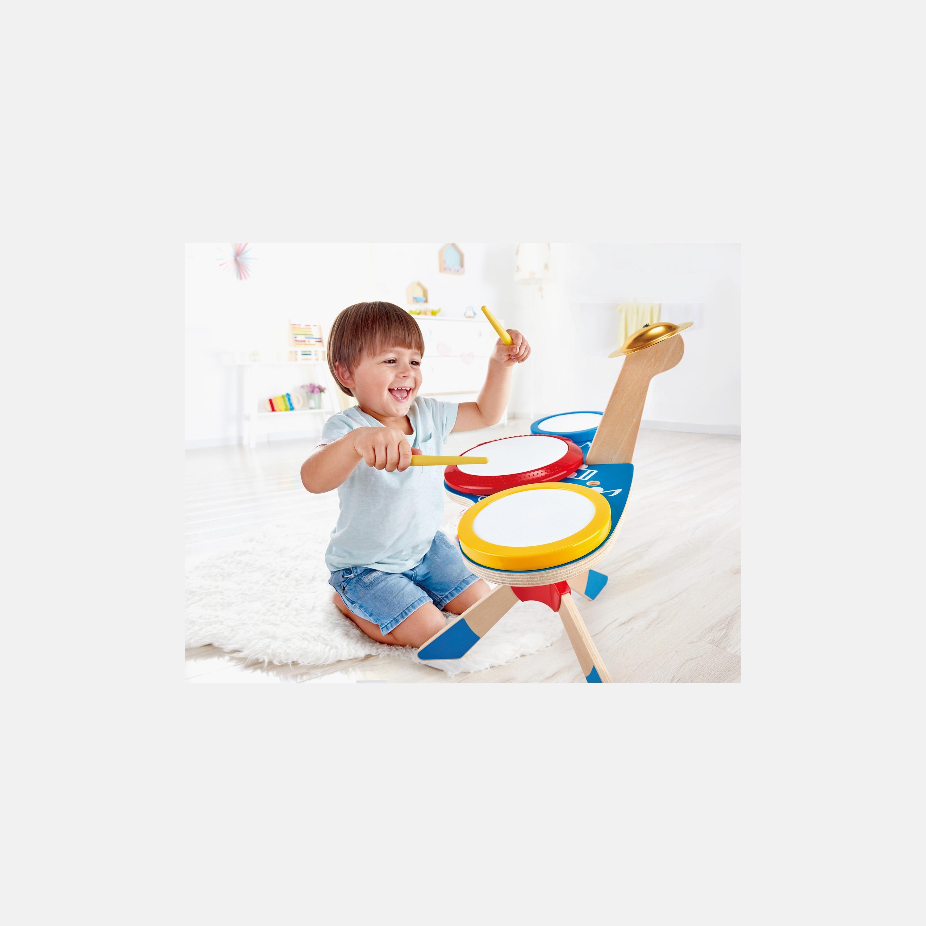 Hape Wooden Drum & Cymbal Musical Set-toys-educational-musicaltoys-image-4