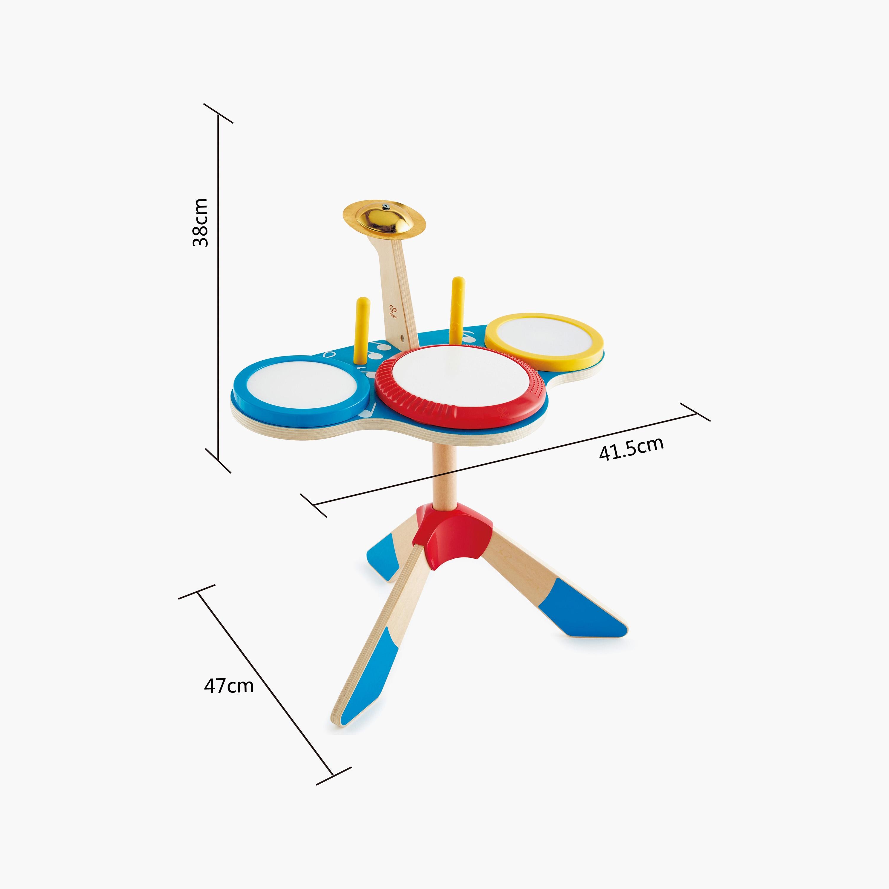 Hape Wooden Drum & Cymbal Musical Set-toys-educational-musicaltoys-image-5