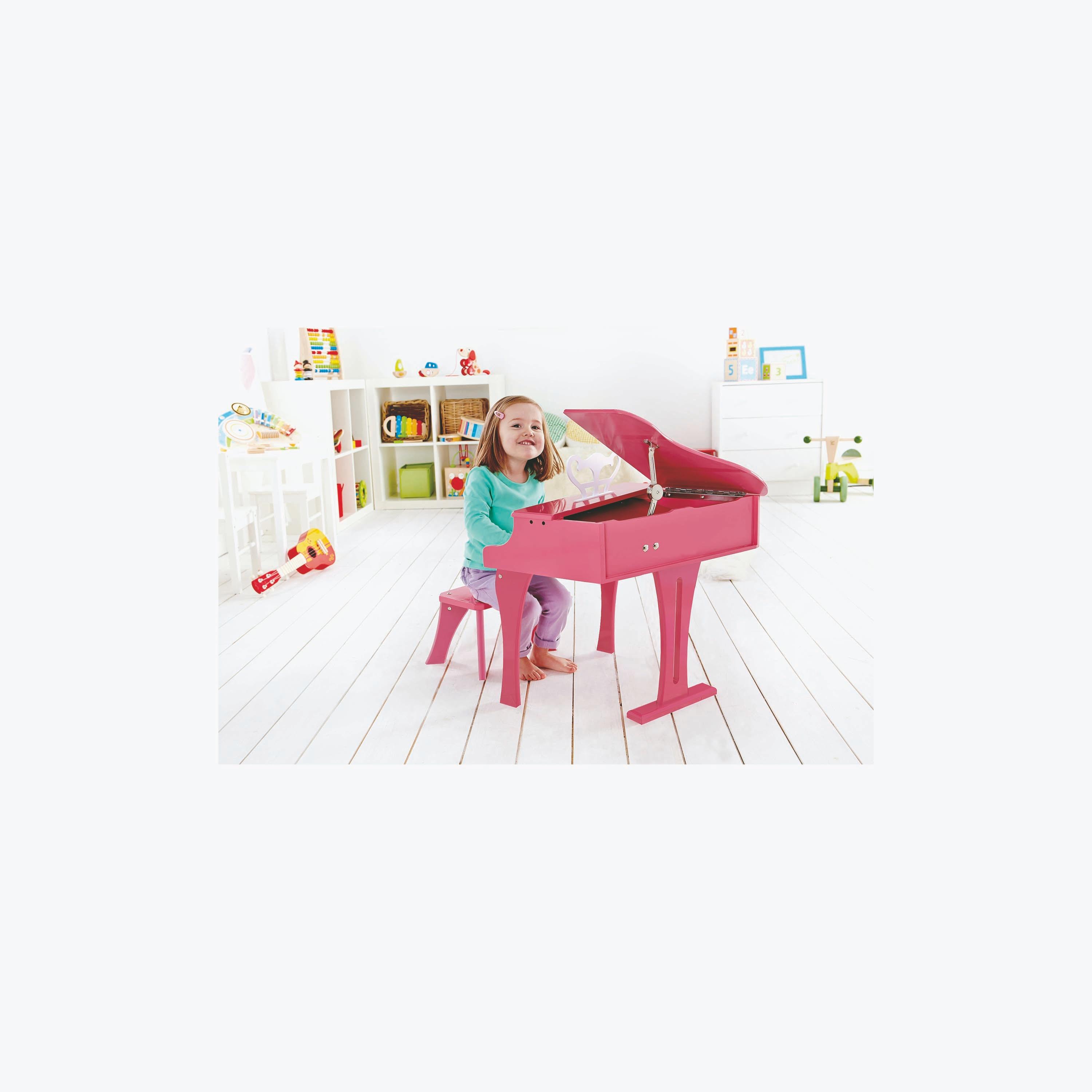 Hape 30-key Happy Wooden Grand Musical Piano-toys-educational-musicaltoys-image-2