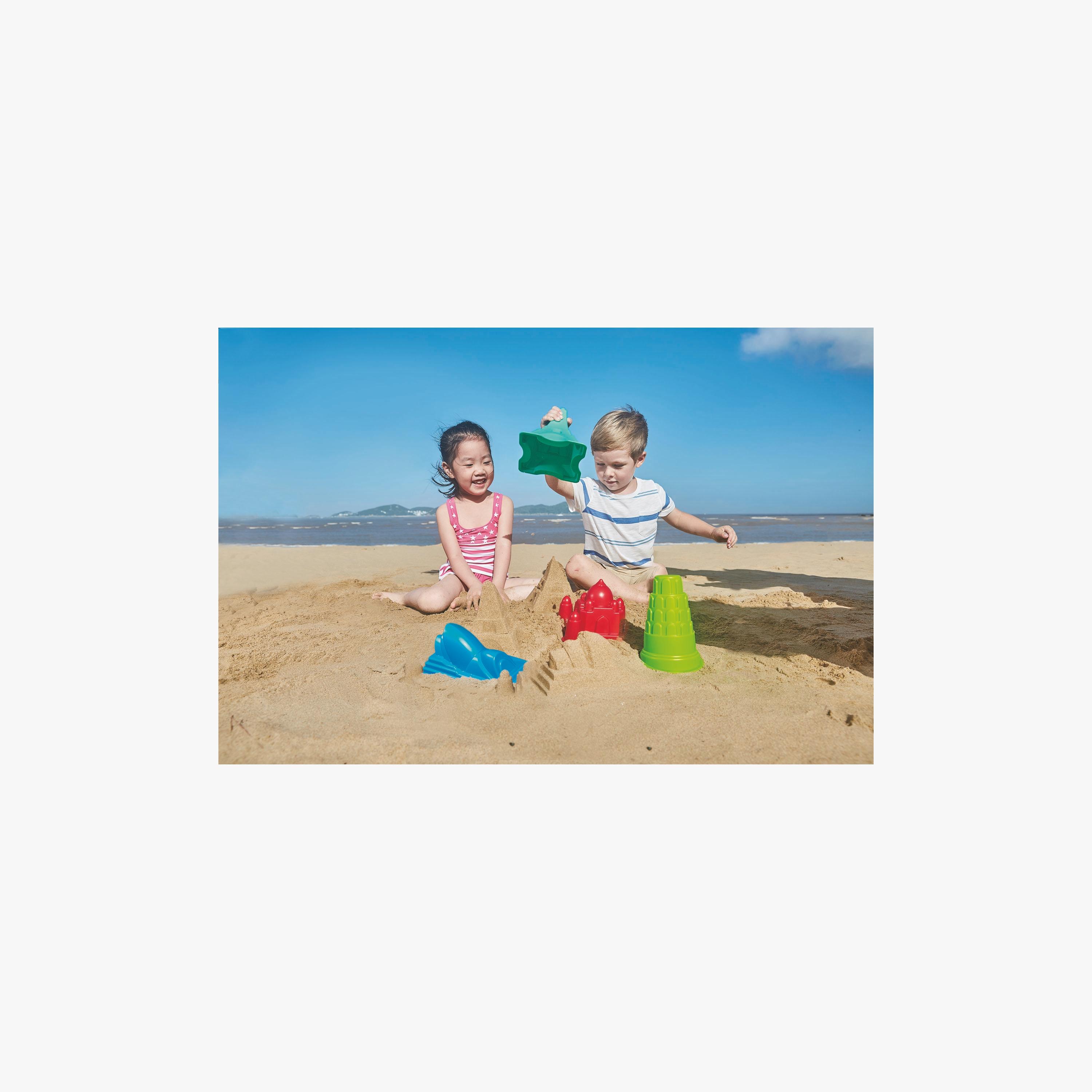 Hape Taj Mahal  Sand & Beach Toy, Red-toys-outdoor-poolandbeach-beachtoys-image-2