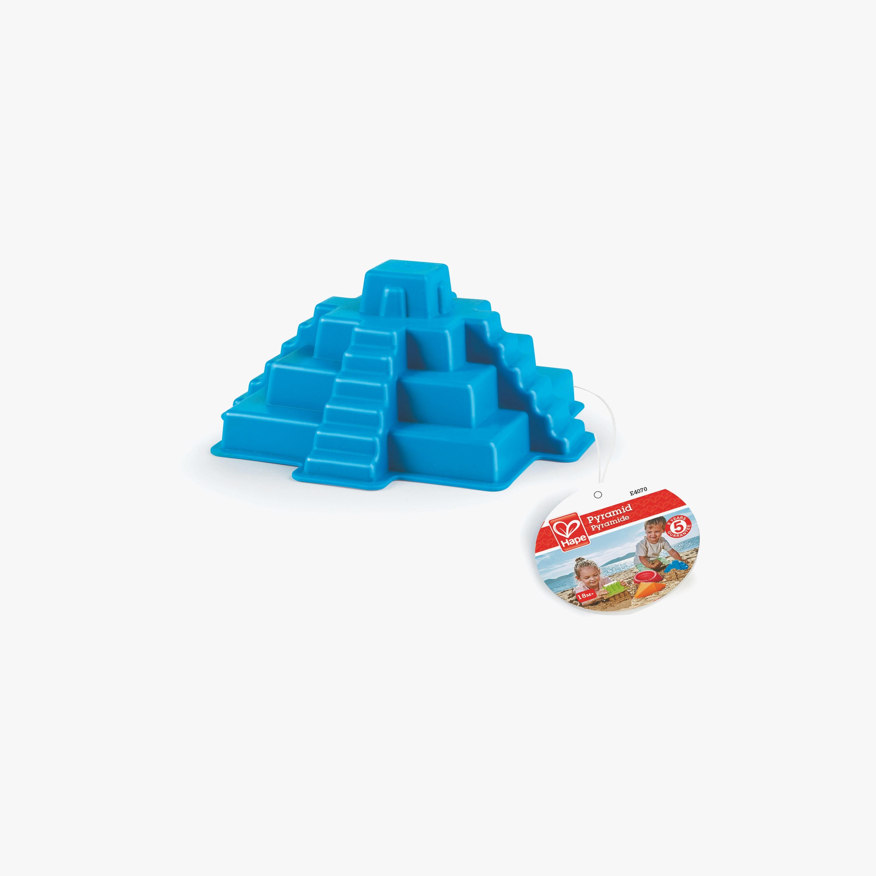 Hape Mayan Pyramid Sand & Beach Toy, Blue-toys-outdoor-poolandbeach-beachtoys-image-3