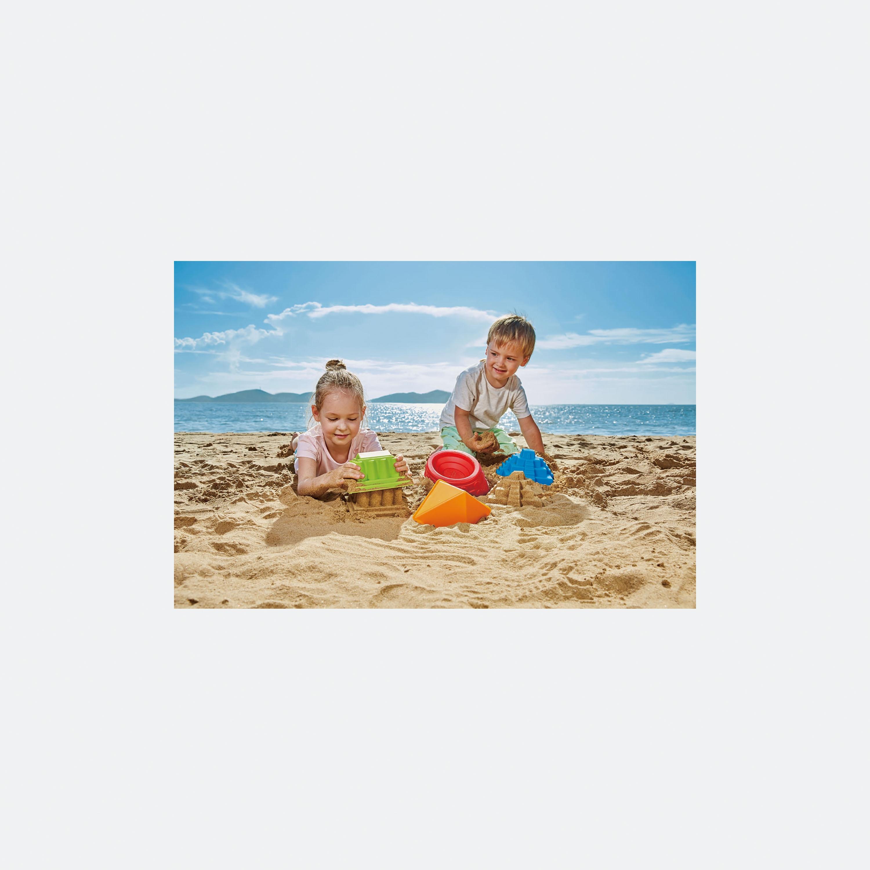 Hape Colosseum Sand & Beach Toy, Red-toys-outdoor-poolandbeach-beachtoys-image-2