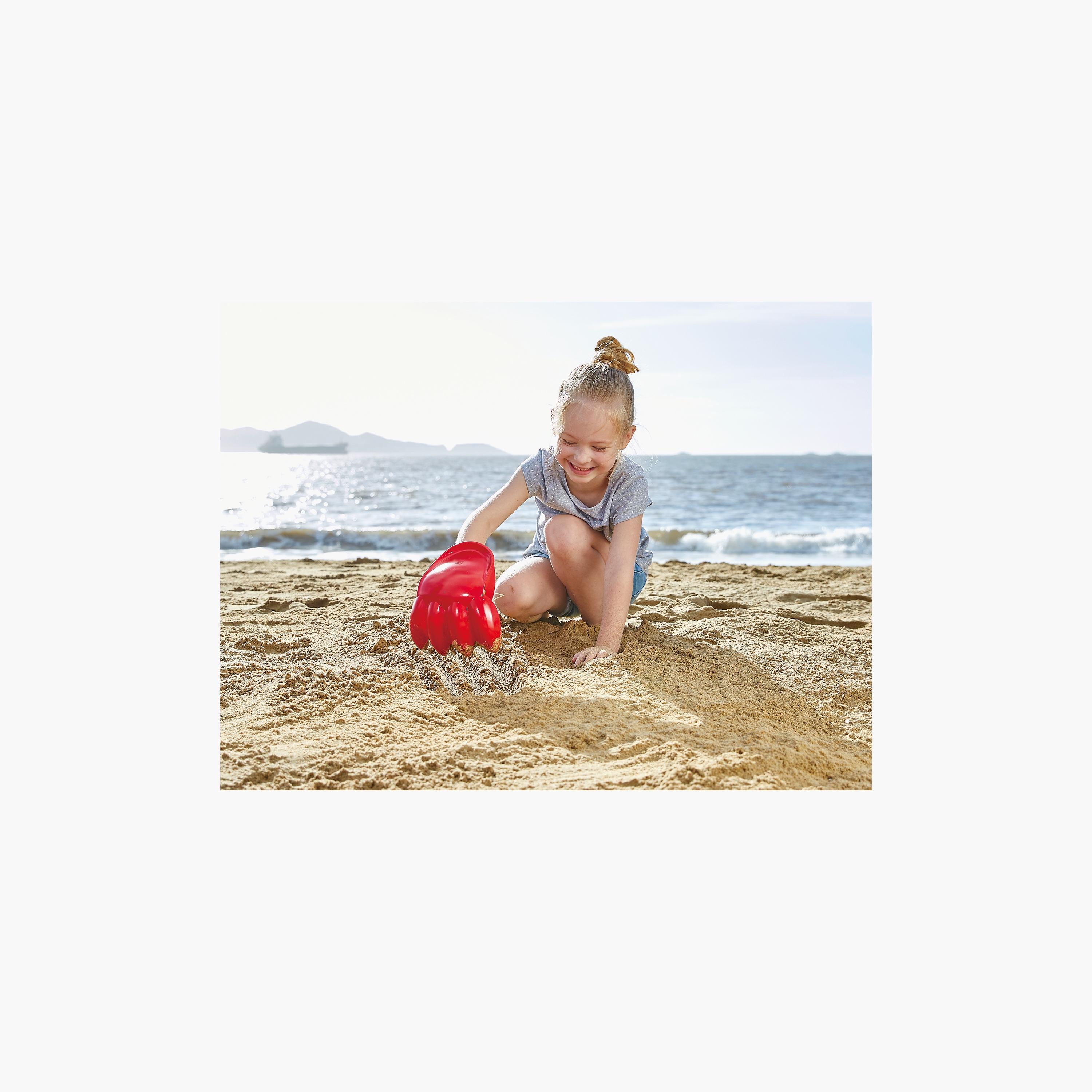 Hape Hand Digger Sand & Beach Toy, Red-toys-outdoor-poolandbeach-beachtoys-image-2