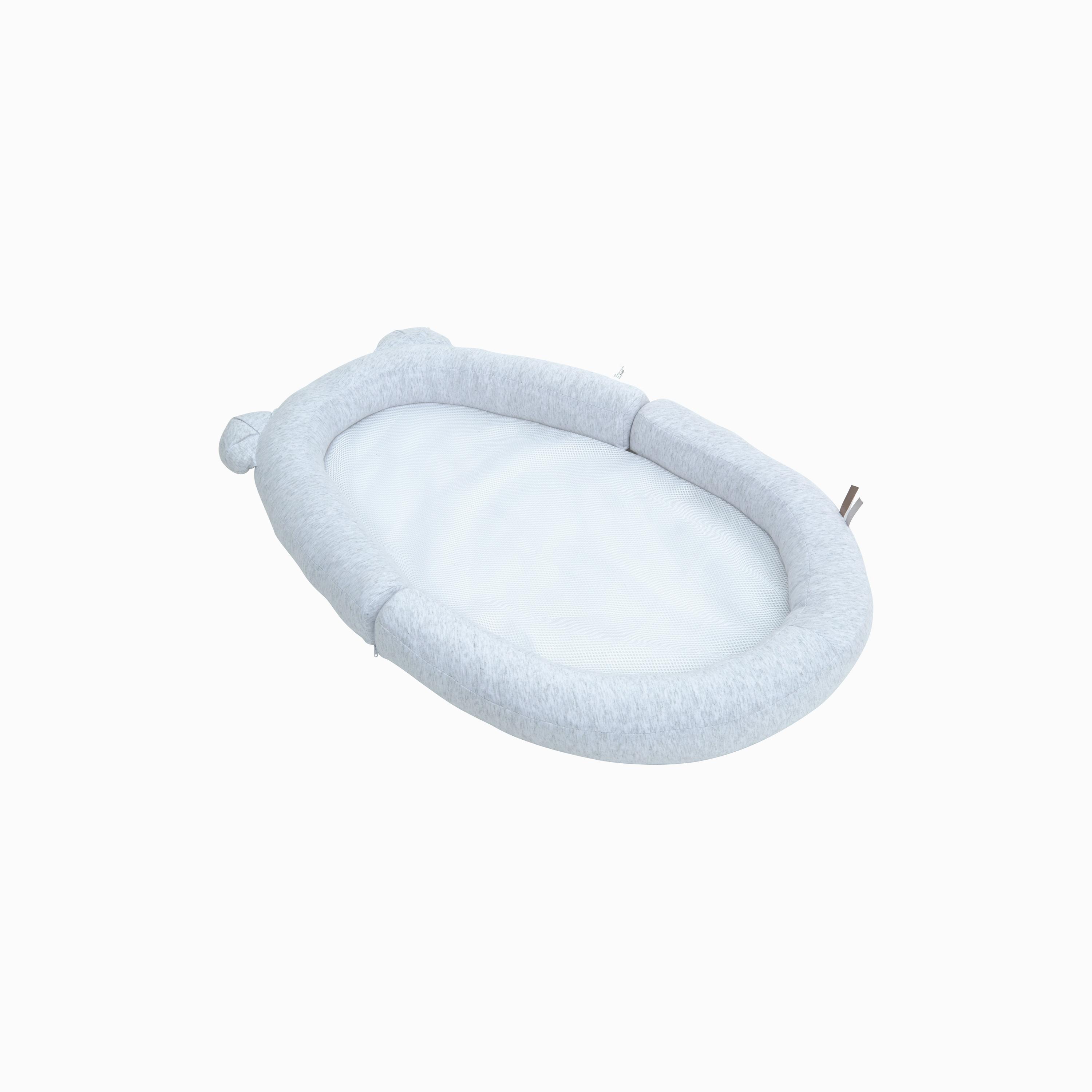 Candide Air Breathable Baby Nest, Grey/White-baby-nursery-furniture-cribsandbeds-cribaccessories-image-1