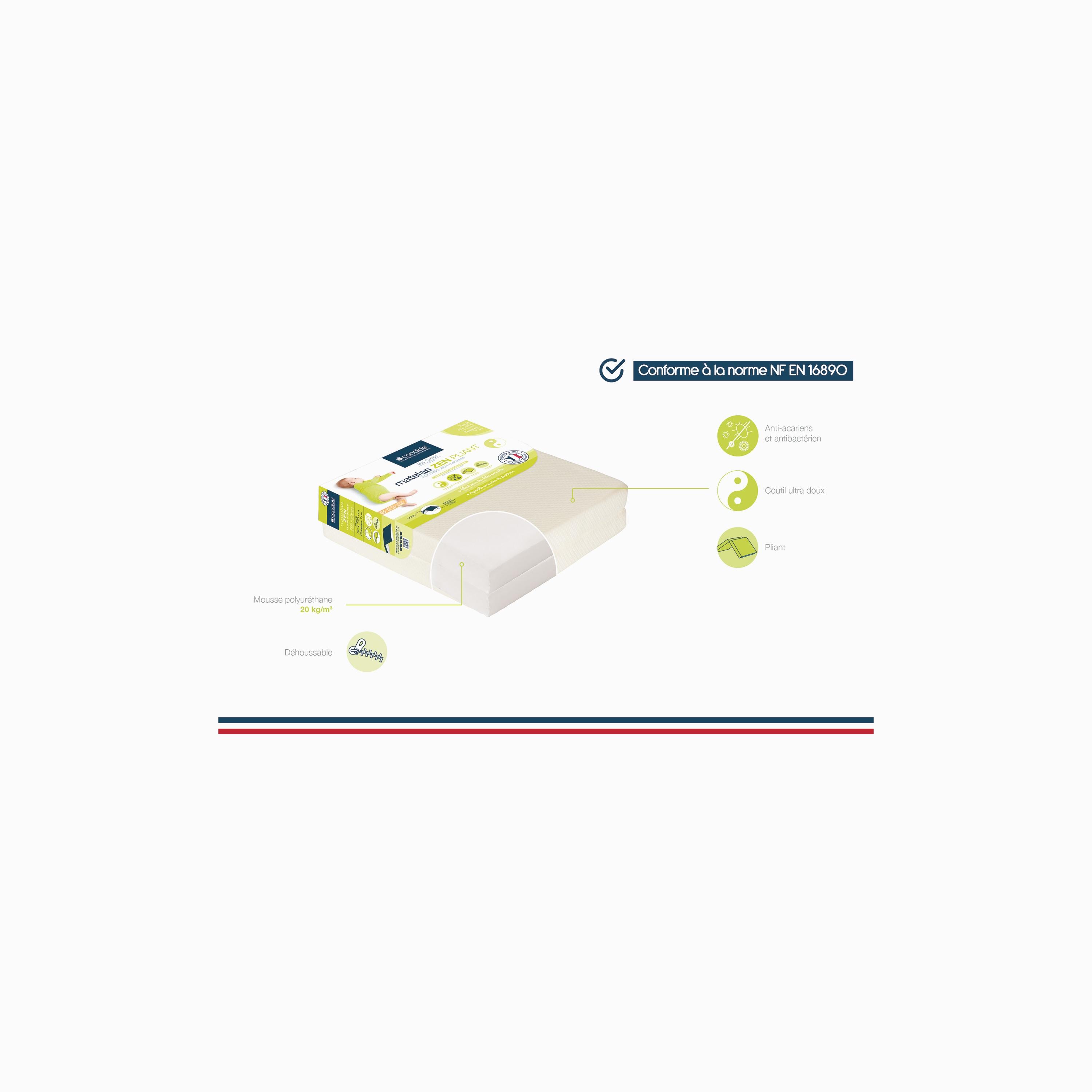 Candide Zen Foldable Mattress with Removable Cover-baby-nursery-mattresses-image-3